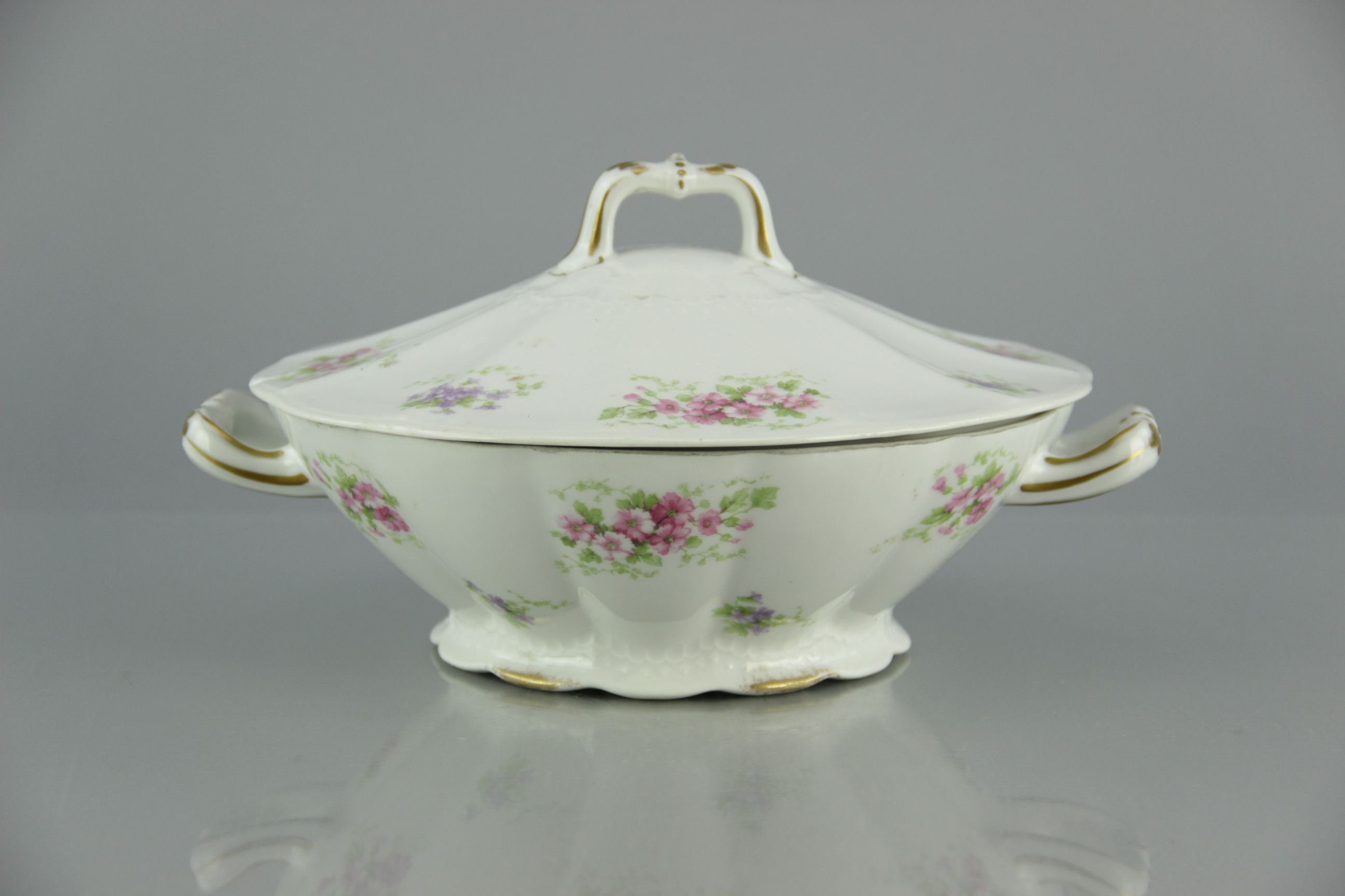 White Limoges Porcelain Serving Dishes