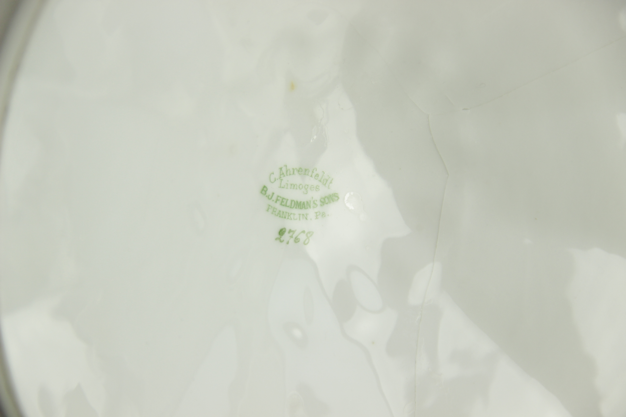 White Limoges Porcelain Serving Dishes