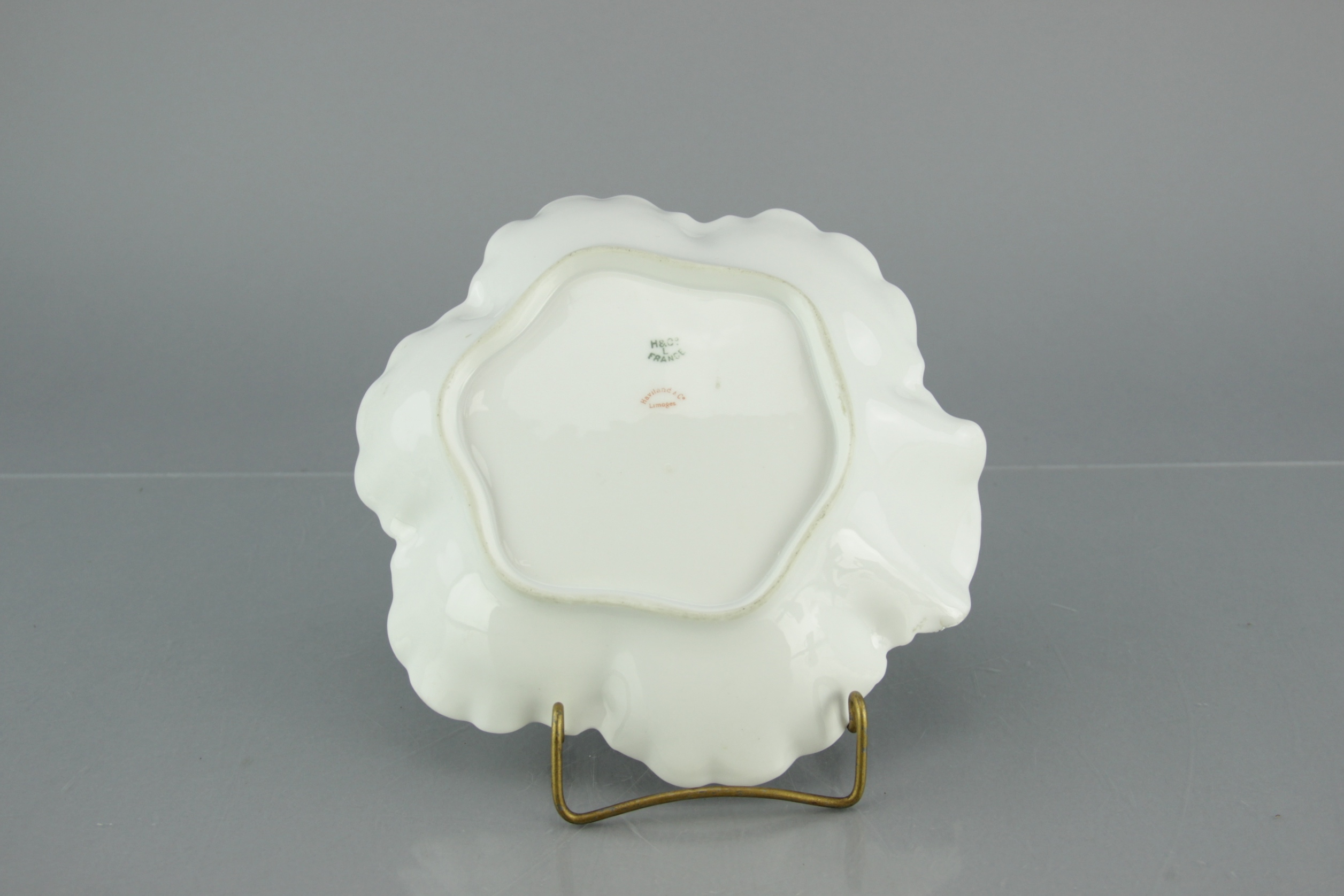 White Limoges Porcelain Serving Dishes