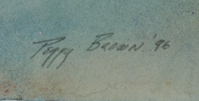 Original Watercolor Painting by Peggy Brown