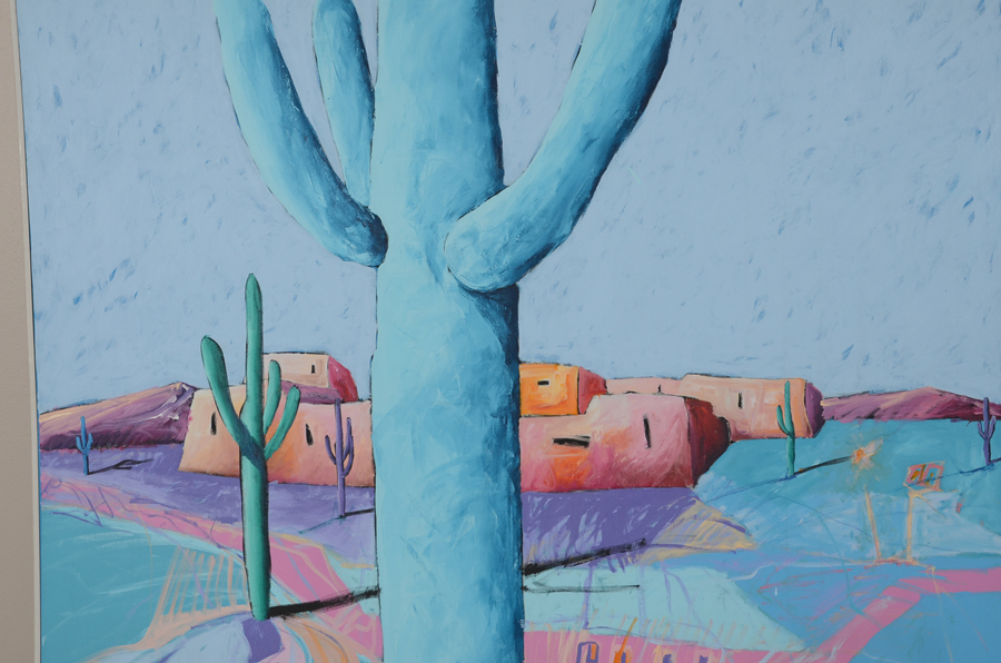 Downe Burns Signed Acrylic on Canvas