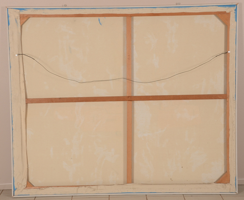 Downe Burns Signed Acrylic on Canvas