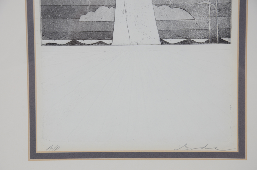 Original Artist Proof Etching "Spring Sowing" by Jorge Sendra