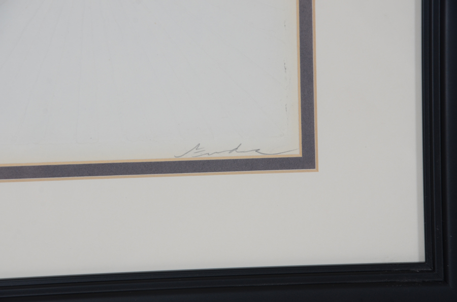 Original Artist Proof Etching "Spring Sowing" by Jorge Sendra