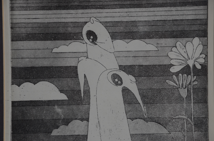 Original Artist Proof Etching "Spring Sowing" by Jorge Sendra