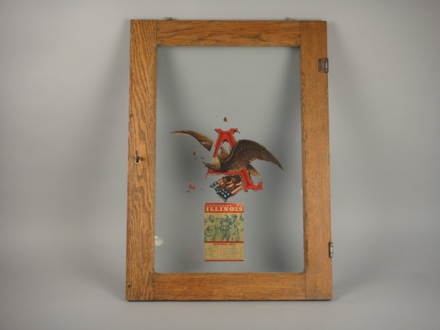 Vintage Anheuser Busch Advertising Glass Door Sign