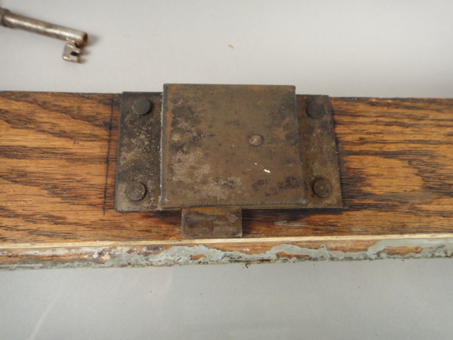 Vintage Anheuser Busch Advertising Glass Door Sign