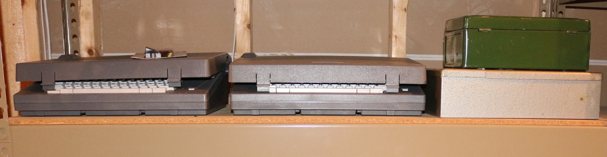 Four Shelves of Electronics