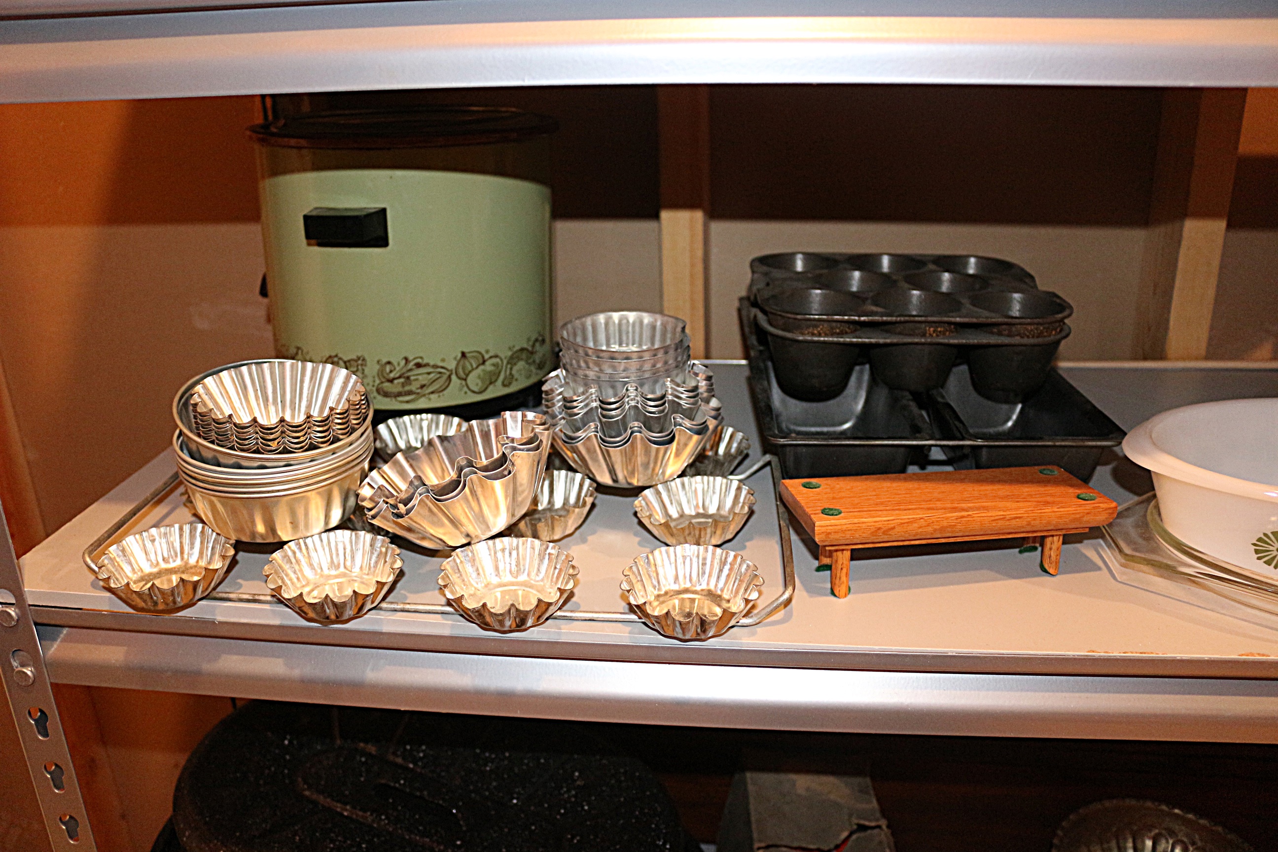 Sturdy Six Shelve Unit with Decor and Household Group