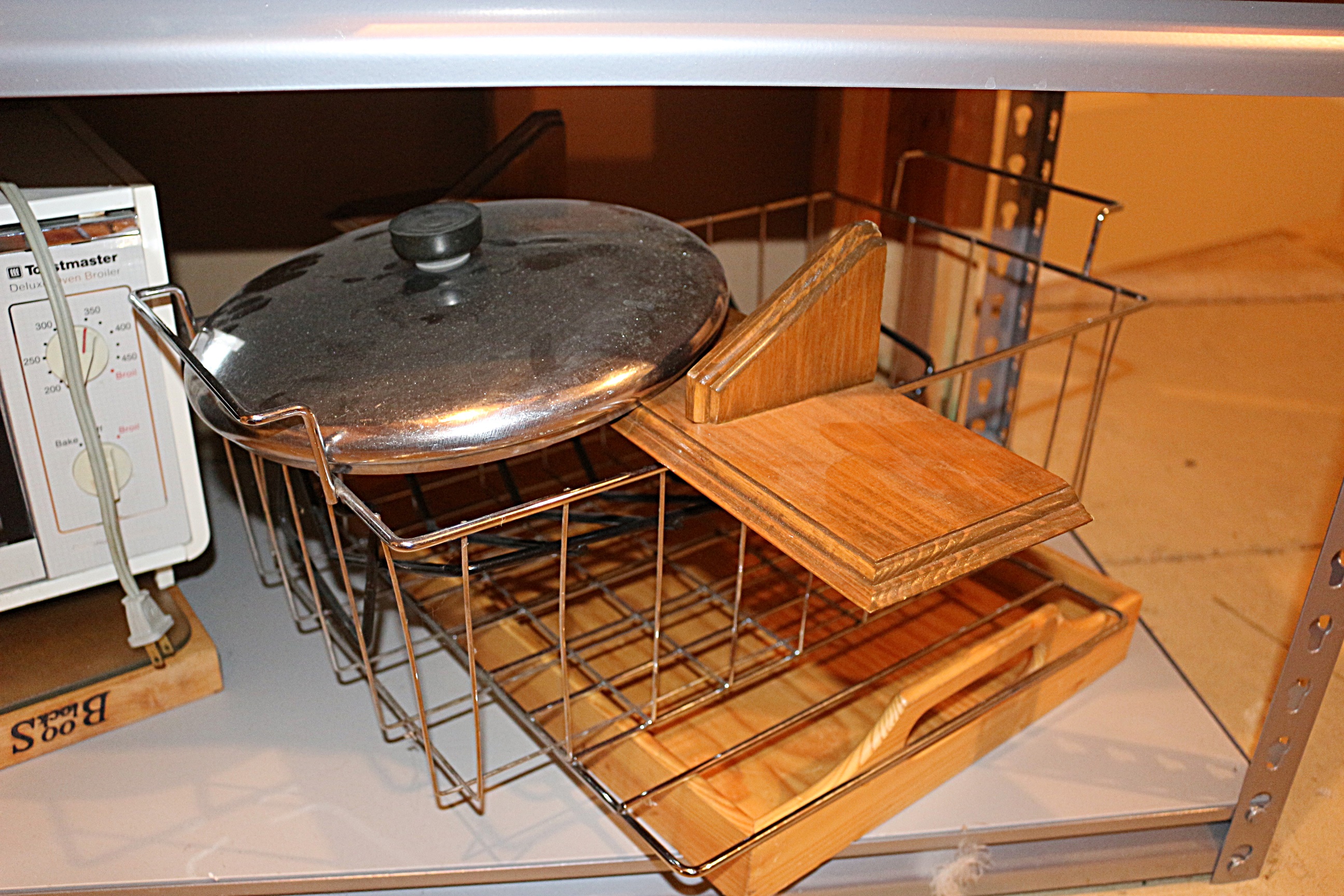 Sturdy Six Shelve Unit with Decor and Household Group