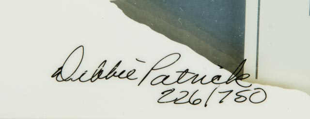 Signed, Limited Edition Debbie Patrick Dimensional Art