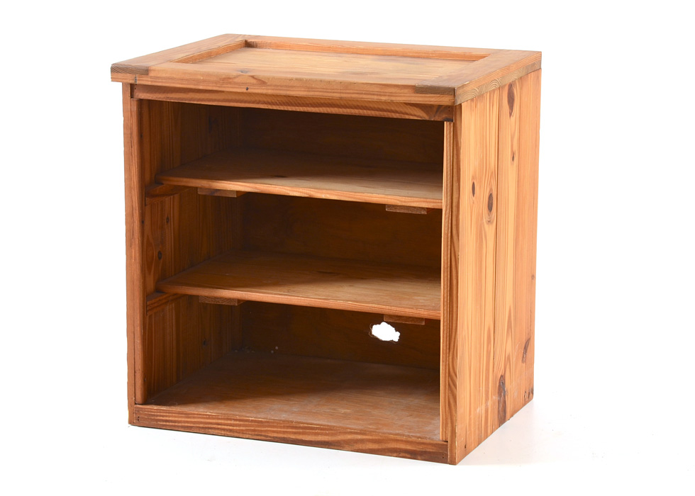 Homespun Home Fashions Rustic Pine Bookshelf
