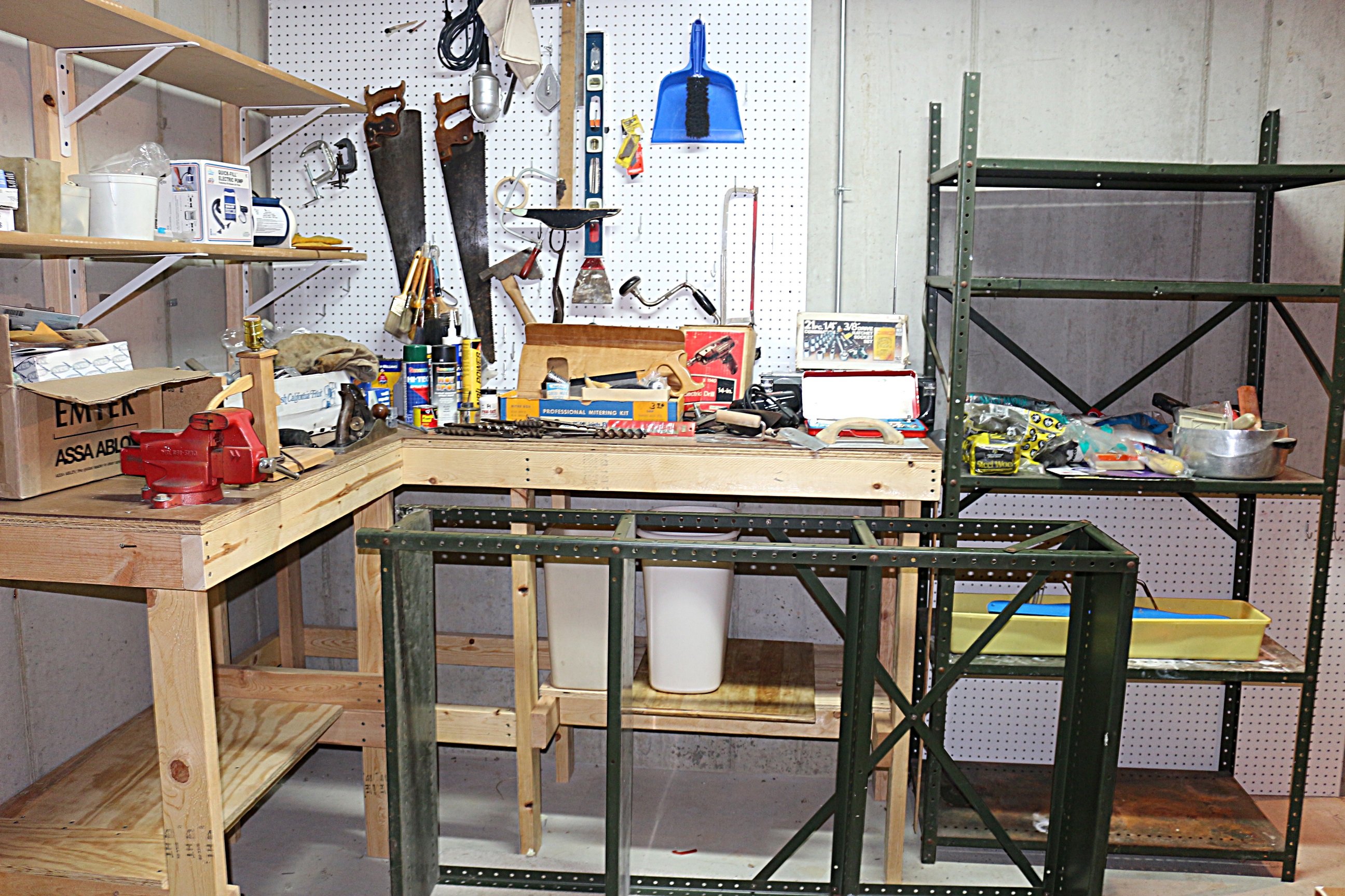 Tool Room and Metal Shelving Group