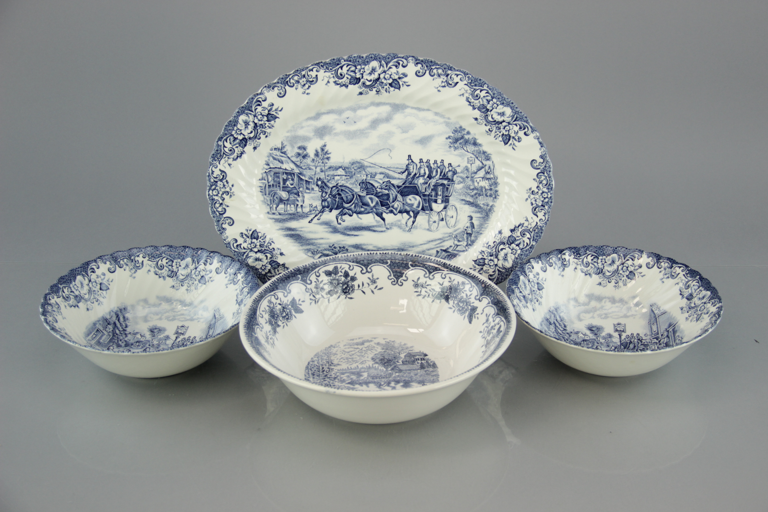 Johnson Bros "Coaching Scenes" Ironstone China