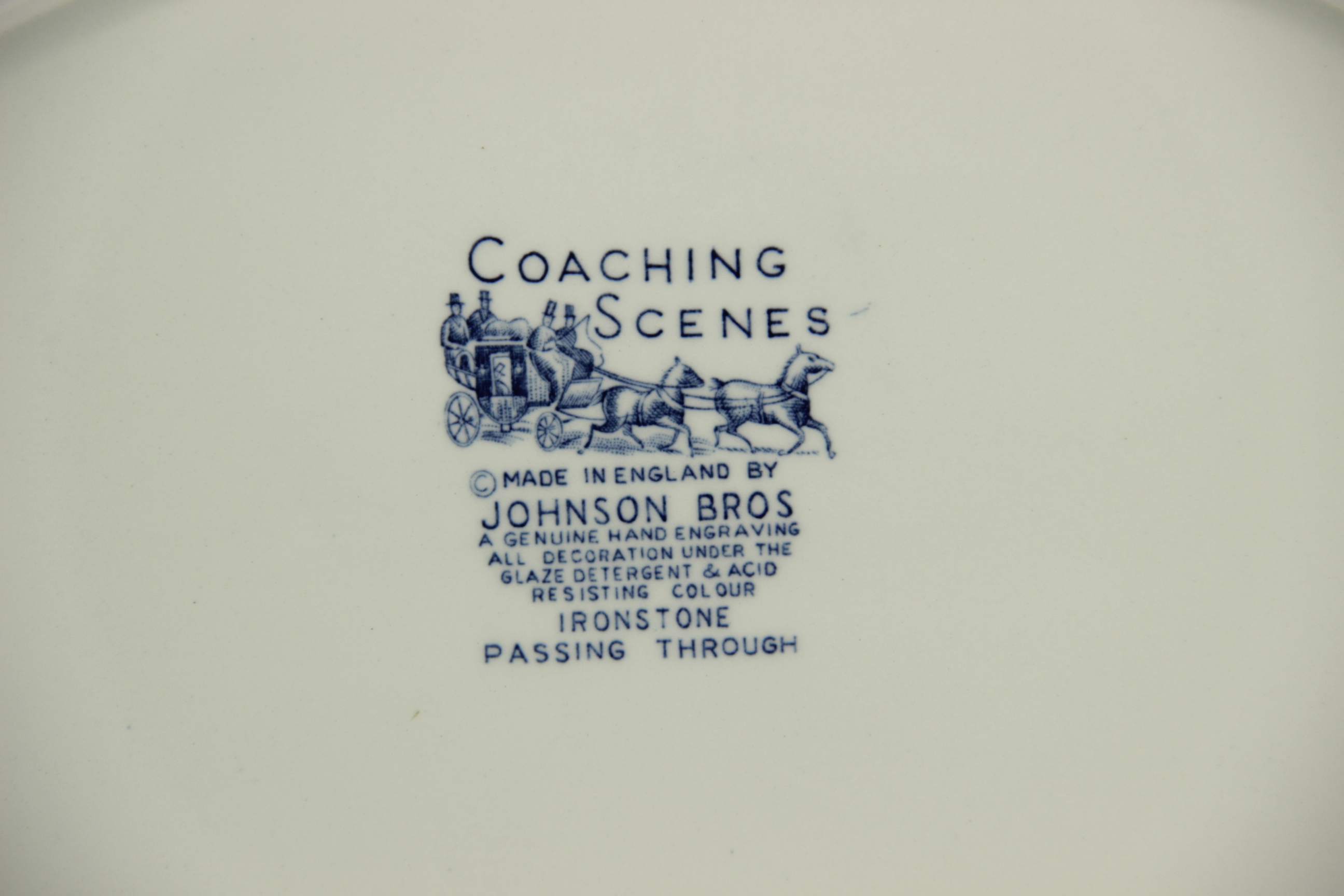 Johnson Bros "Coaching Scenes" Ironstone China