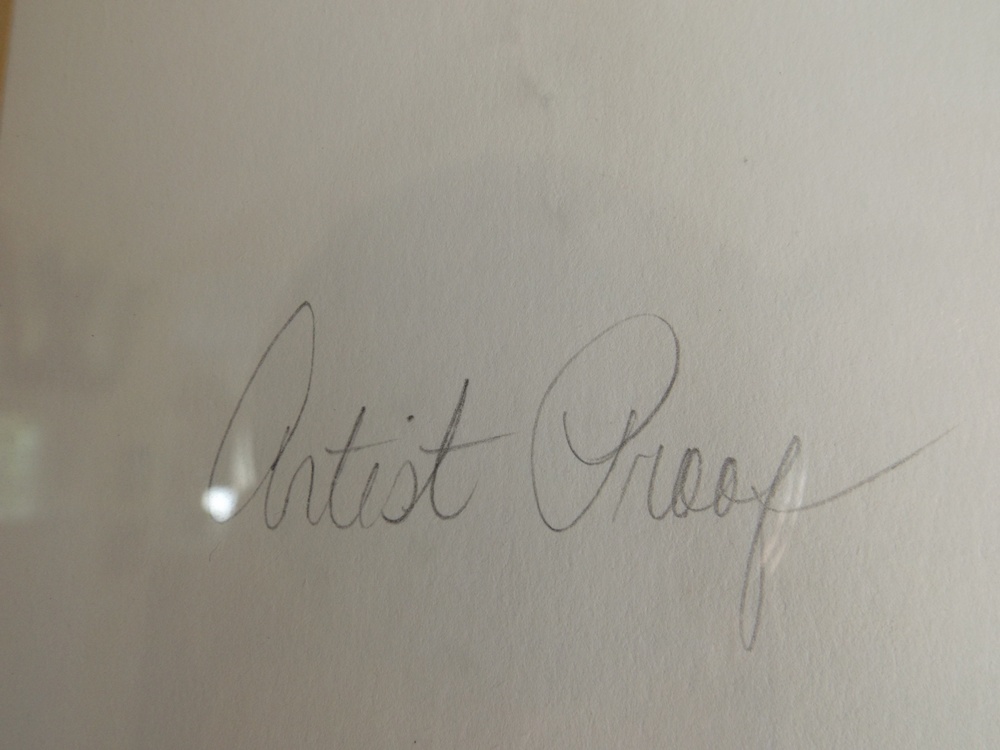 Signed "Alaskan Dall Ram" Diane Coleman Offset Lithograph