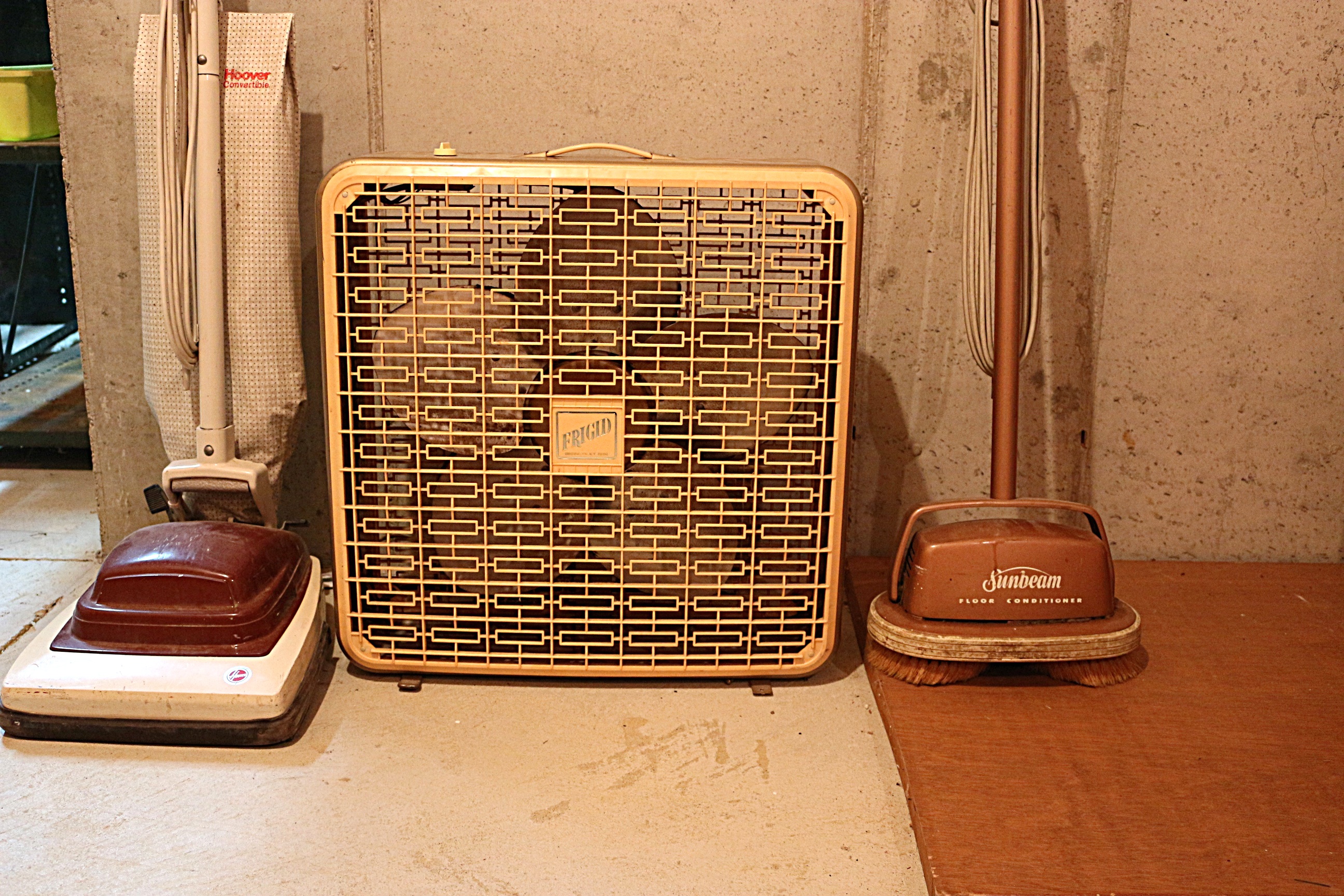 Trio of Vintage Household Appliances