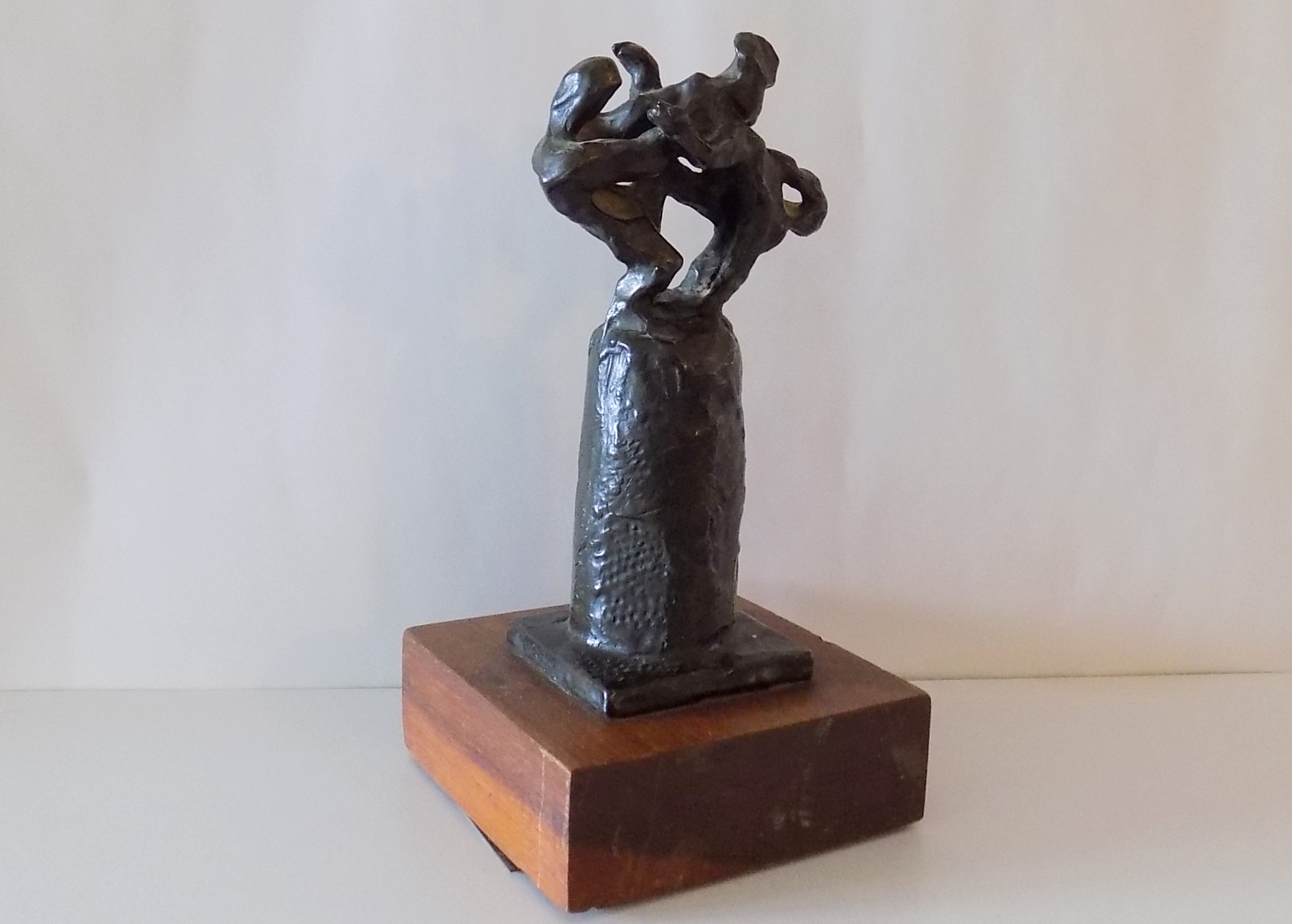 Jacques Lipchitz Cast Bronze Sculpture of Samson and the Lion