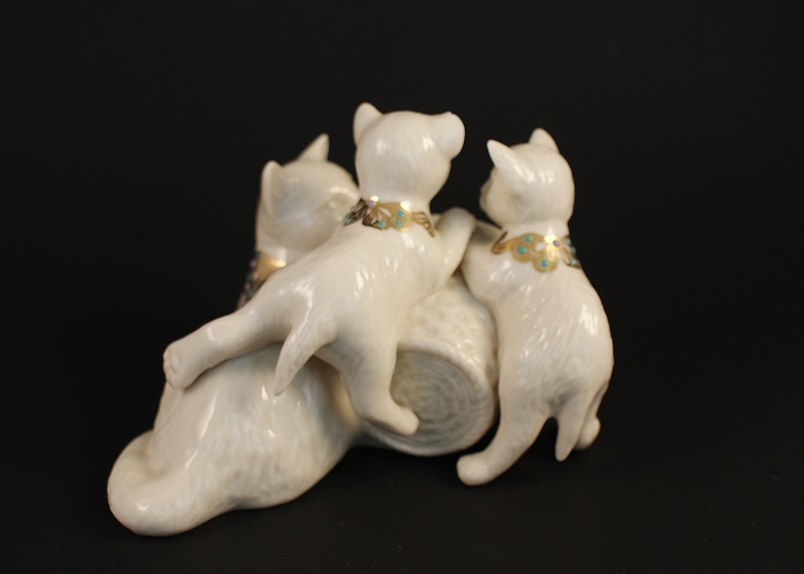 Lenox China Jewels Collection Cats Clock