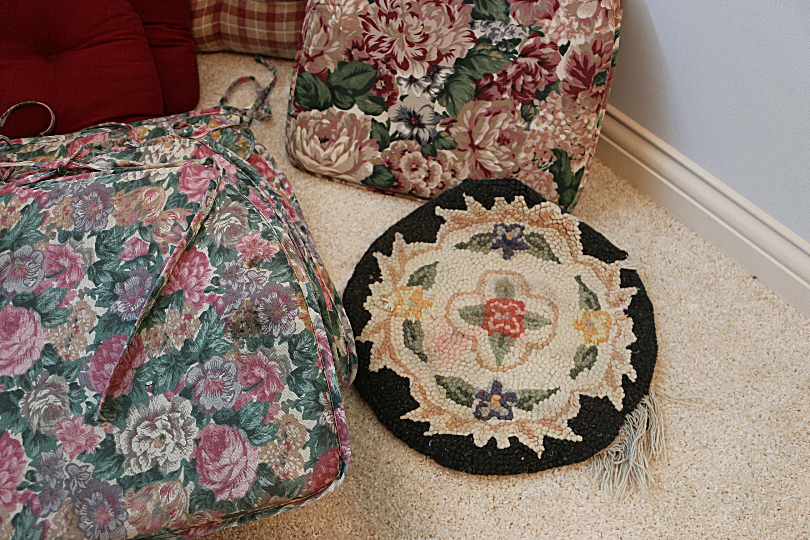 Group of Chair Pad Cushions
