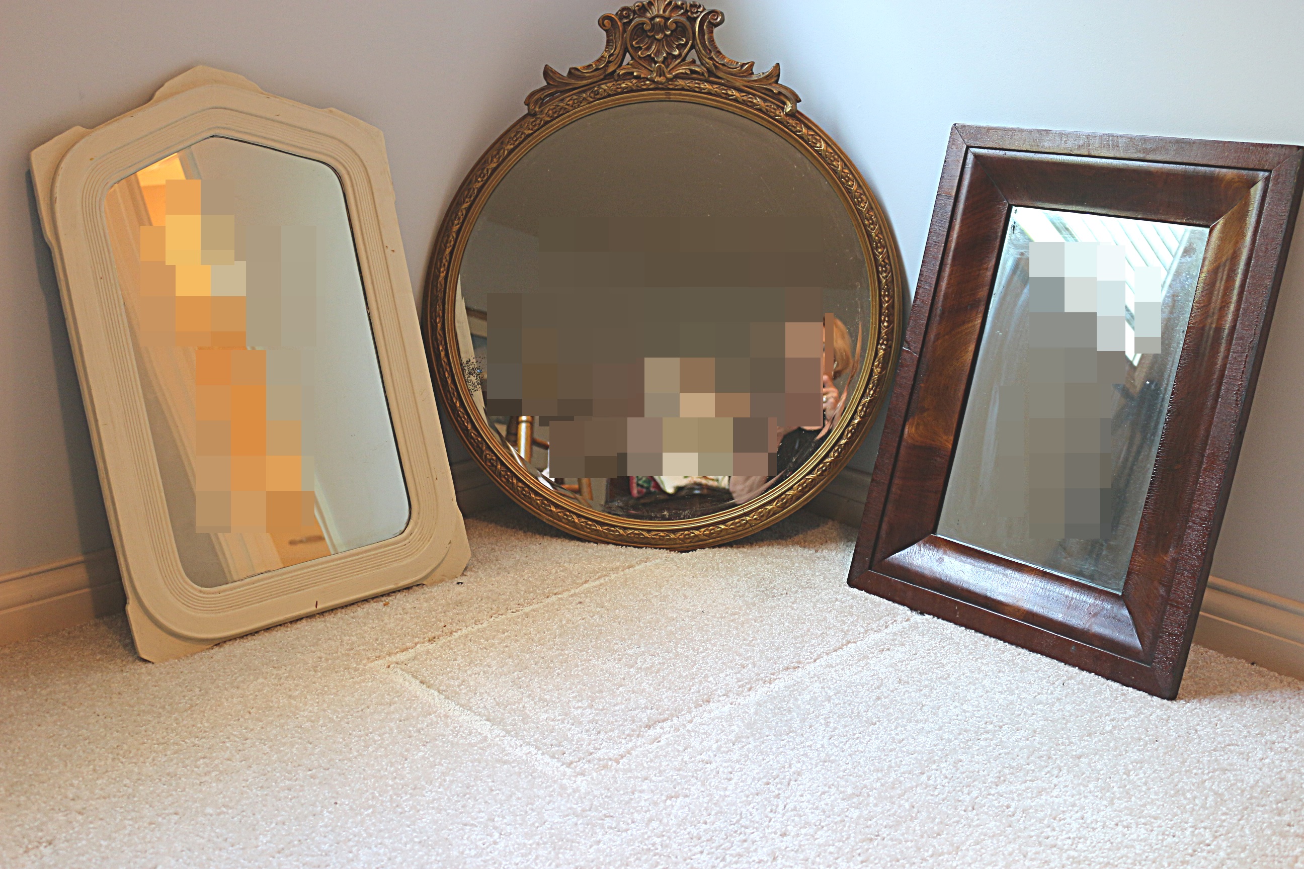 Trio of Vintage Mirrors