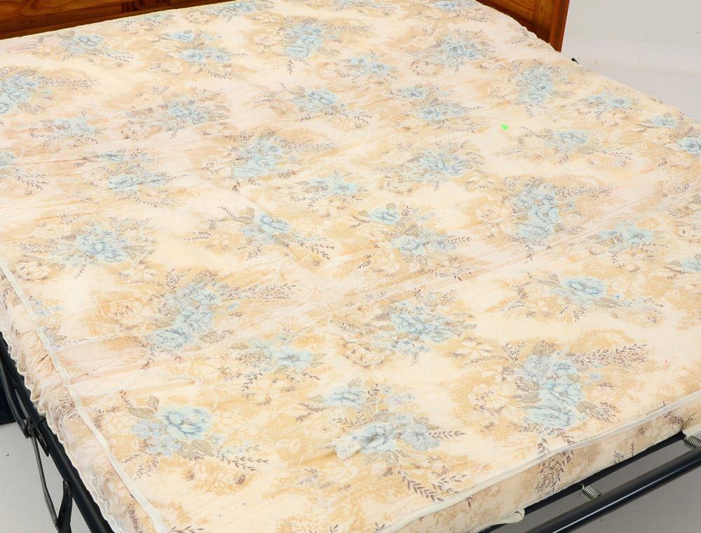 Homespun Home Fashions Rustic Pine Sofa with Pull Out Bed