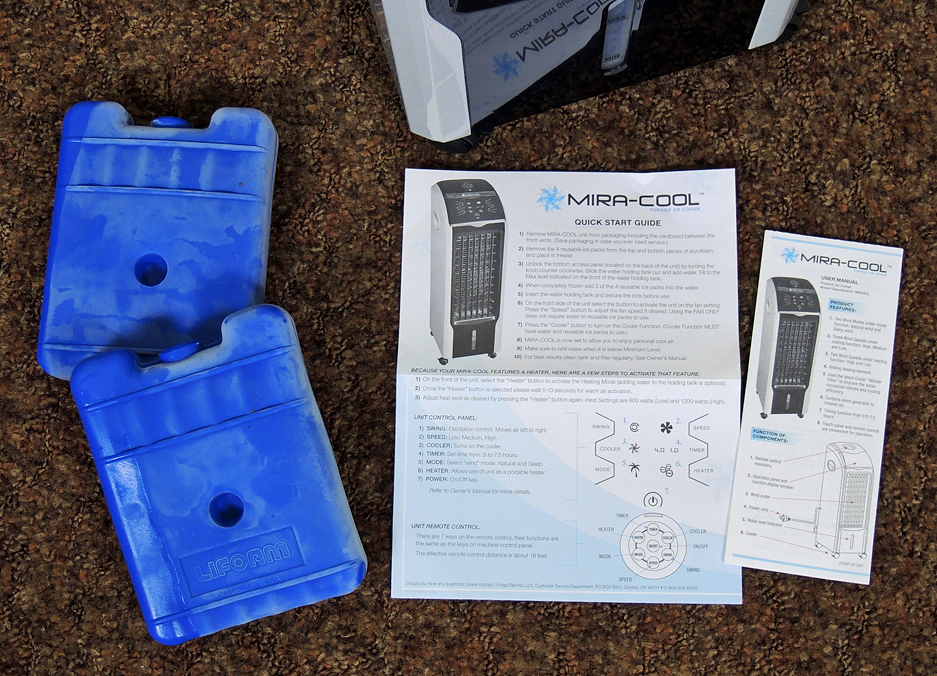 Mira-Cool Portable Air Cooler Heater