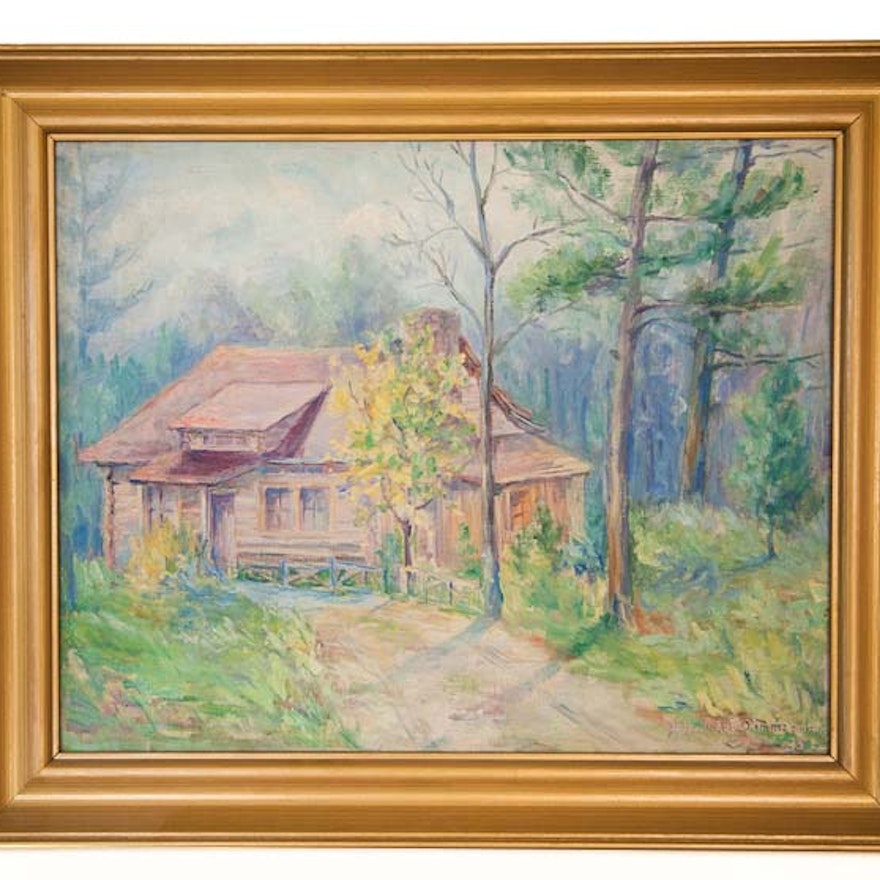 Oil Painting by Indiana Artist Helen Marr Zimmerman