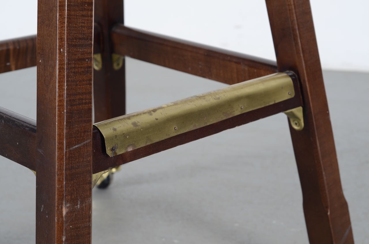 Four Old Hickory Tannery Bar Stools