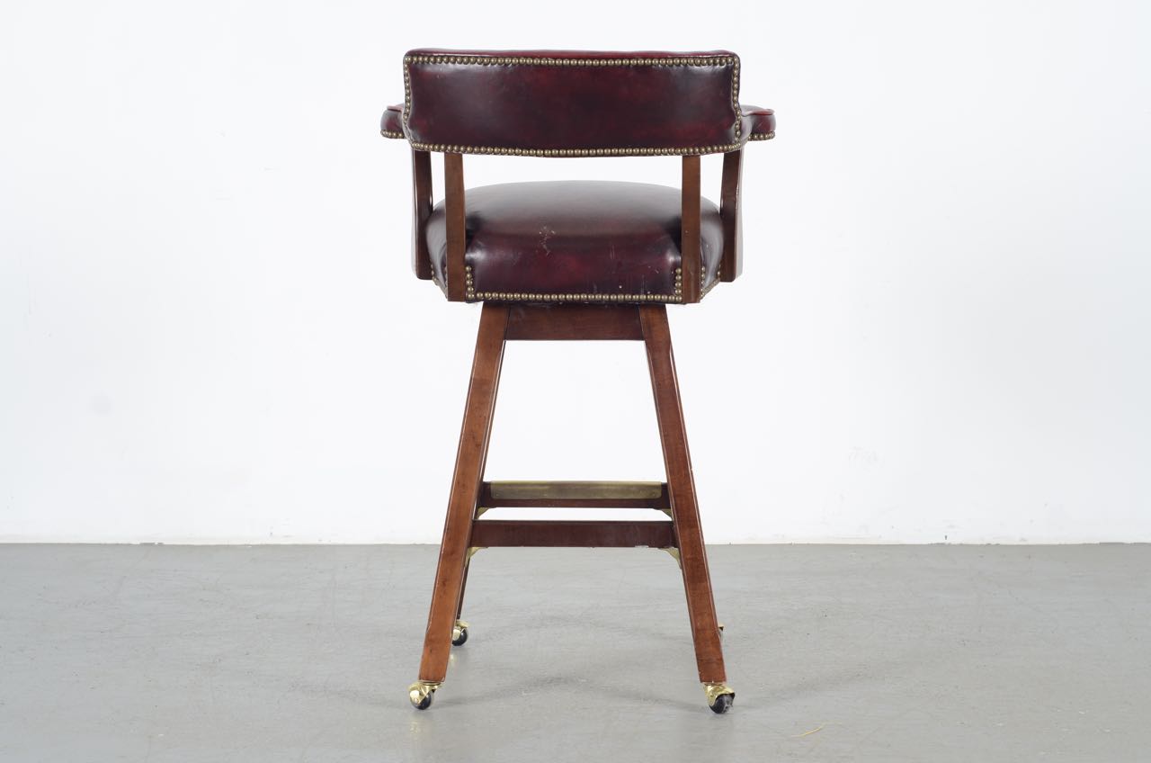 Four Old Hickory Tannery Bar Stools