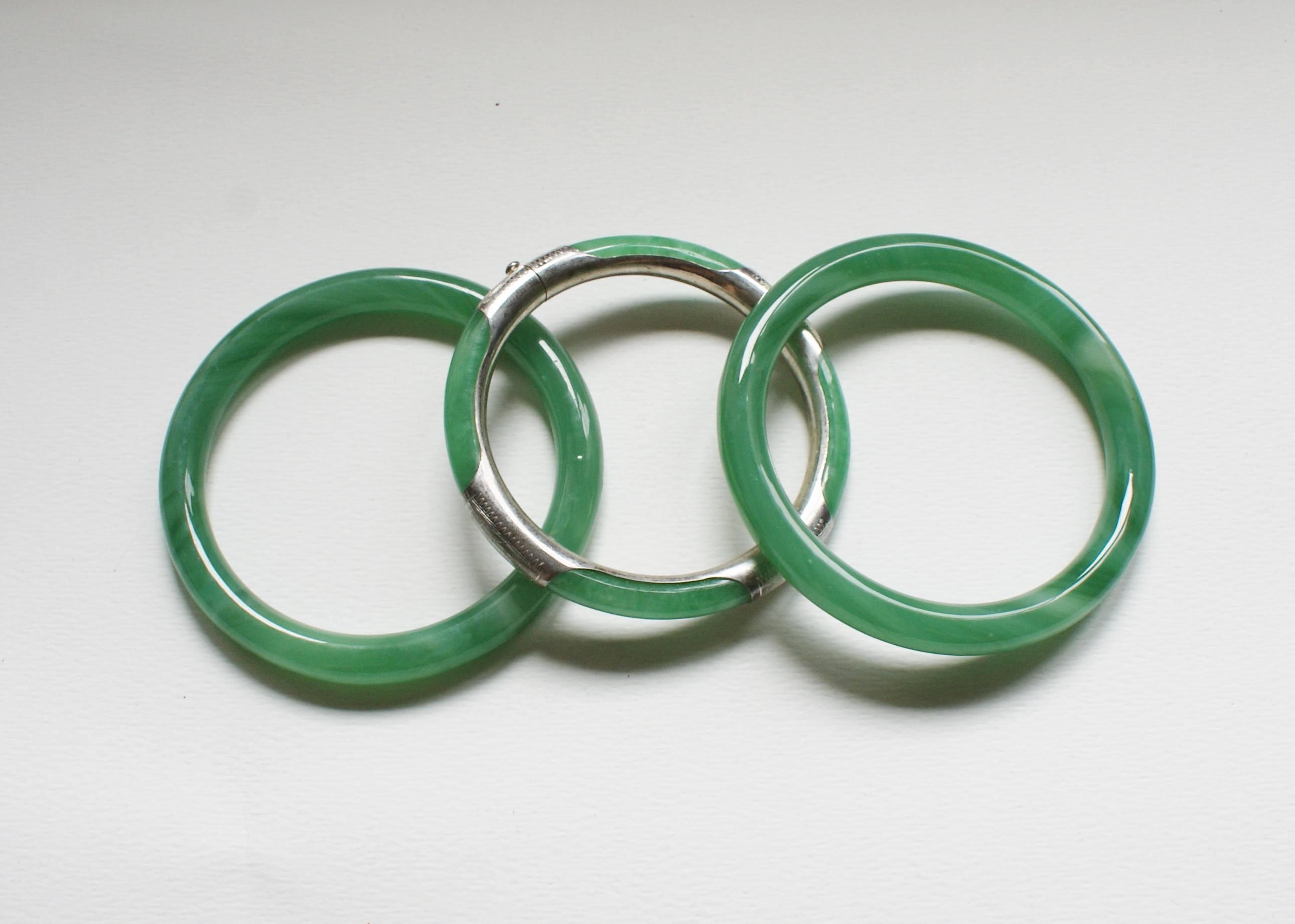 Three Jade Bracelets