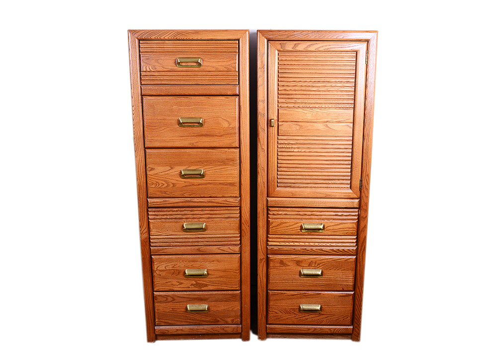 Pair of Stanley Furniture Storage Cabinets