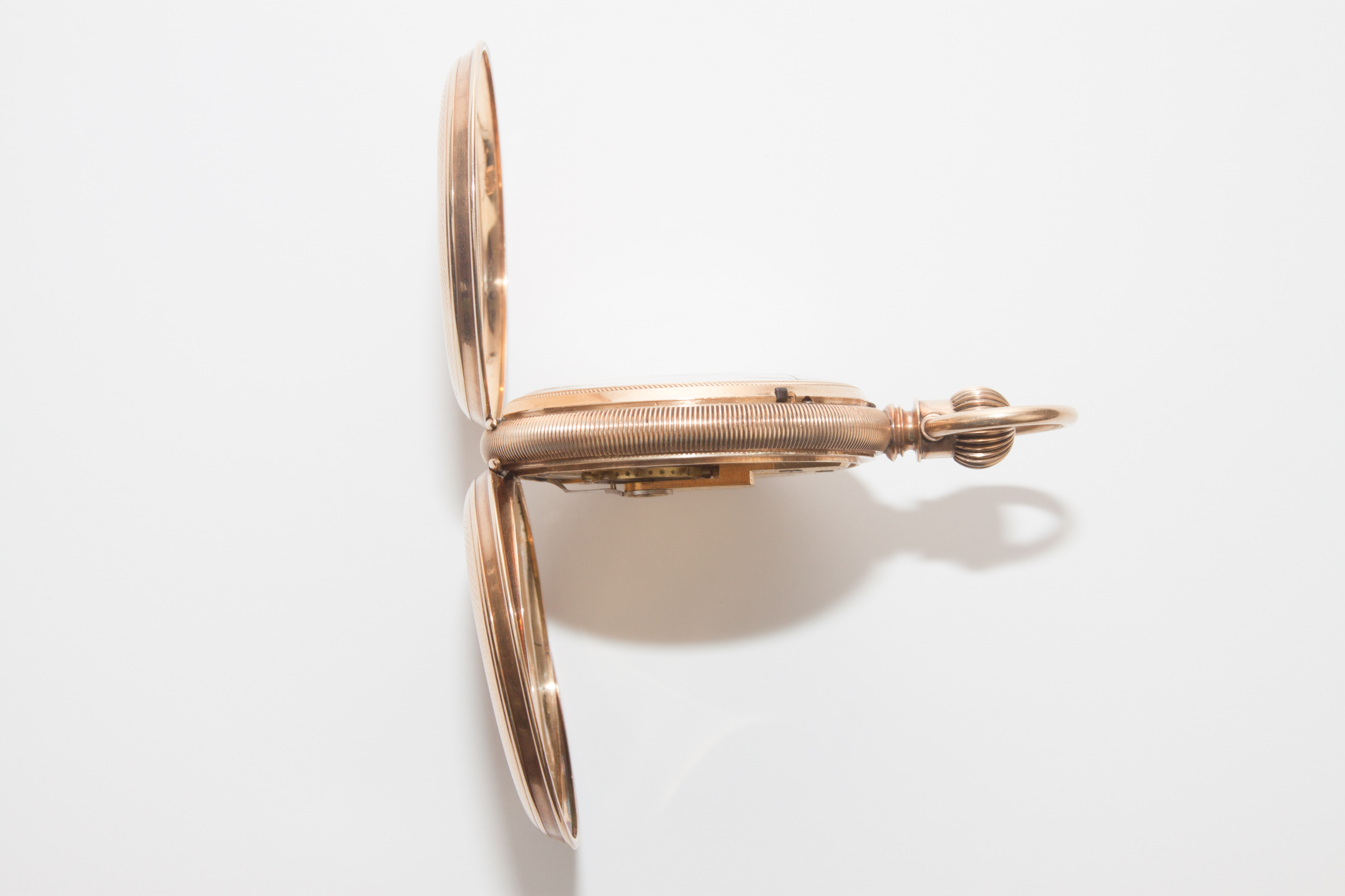 A.W. Co Waltham Gold Plated Pocket Watch with Fob