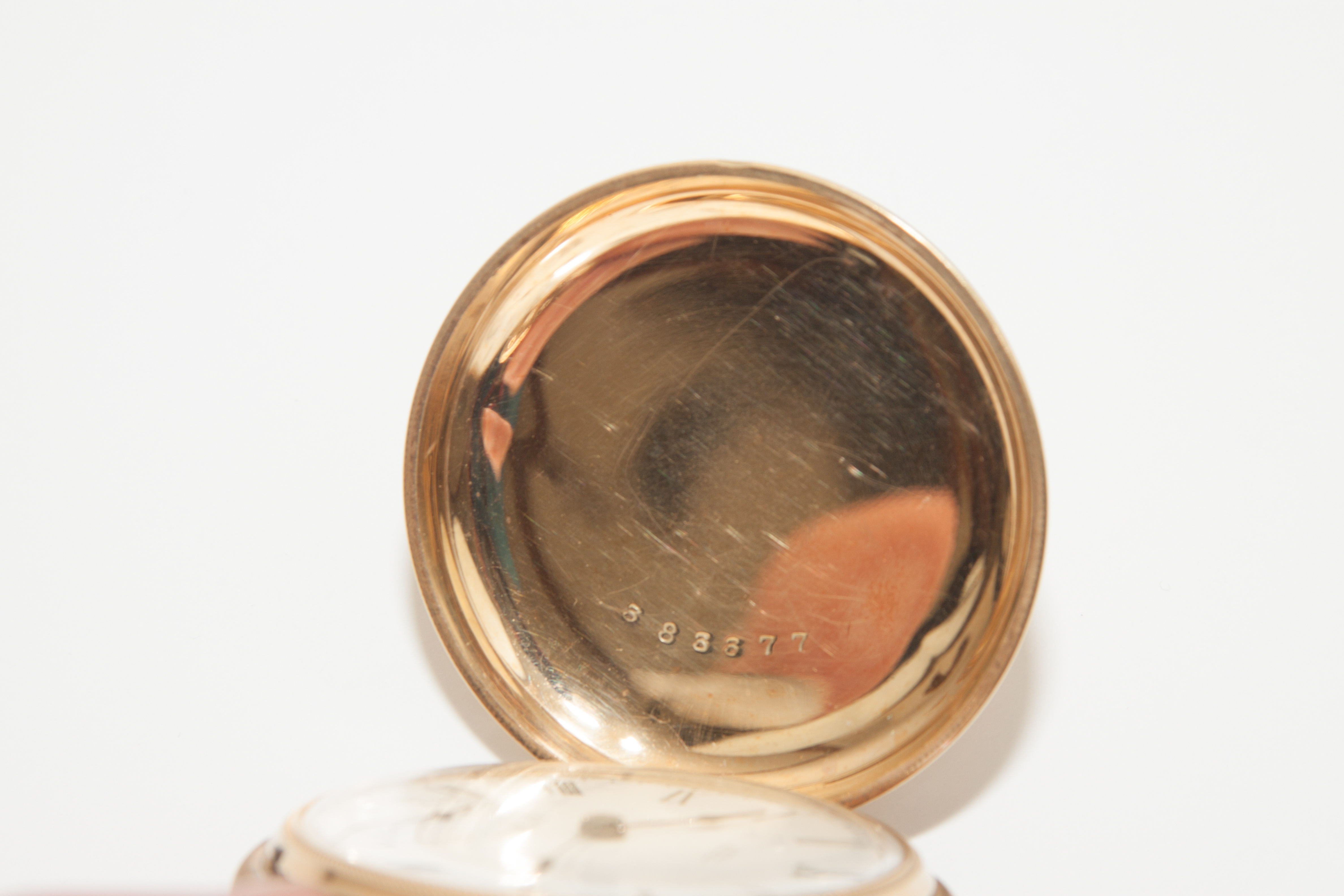 A.W. Co Waltham Gold Plated Pocket Watch with Fob