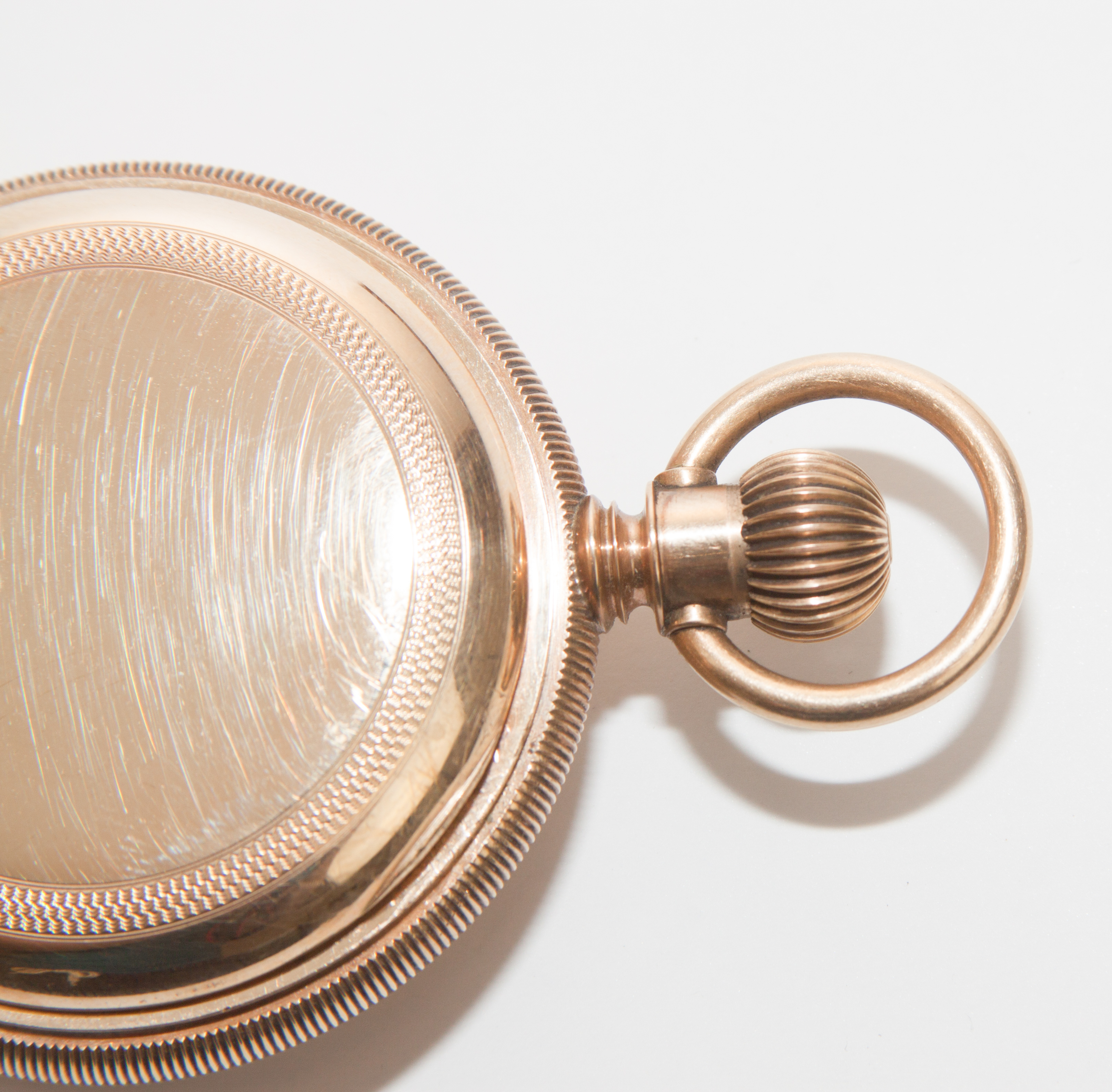 A.W. Co Waltham Gold Plated Pocket Watch with Fob