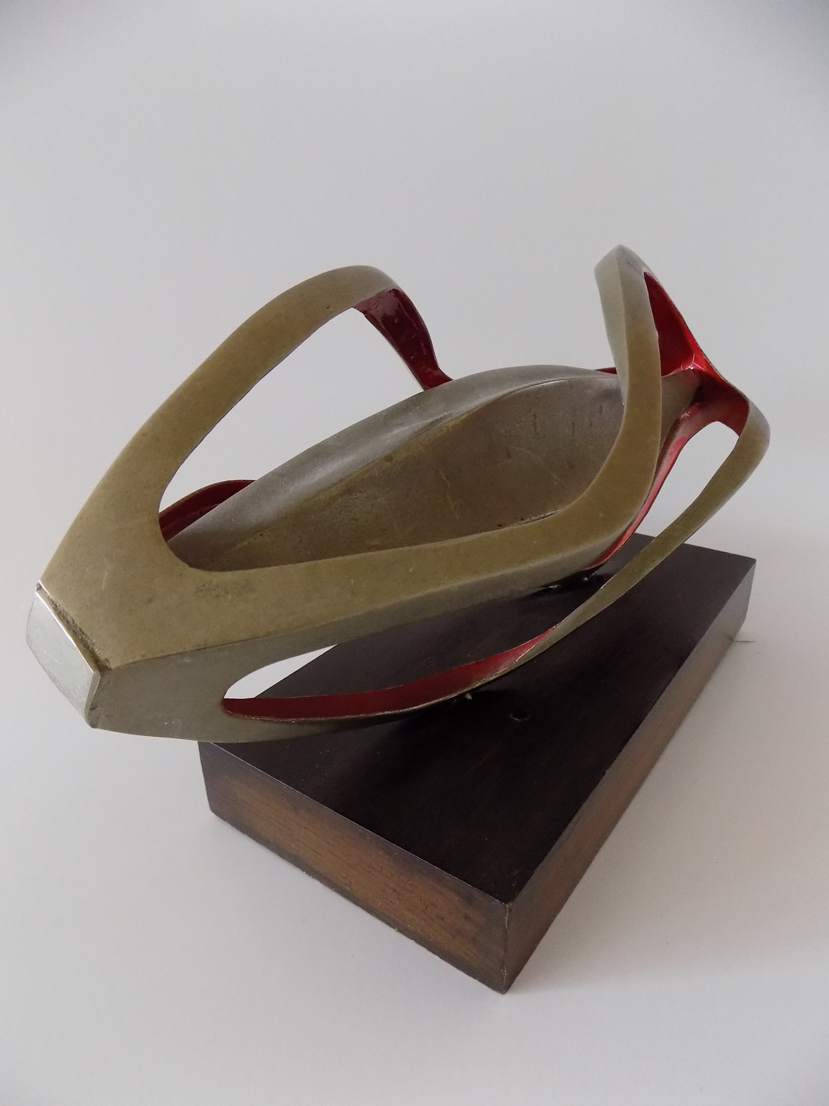 1967 Replica of Israeli Brass Sculpture by Pinchas Eshet