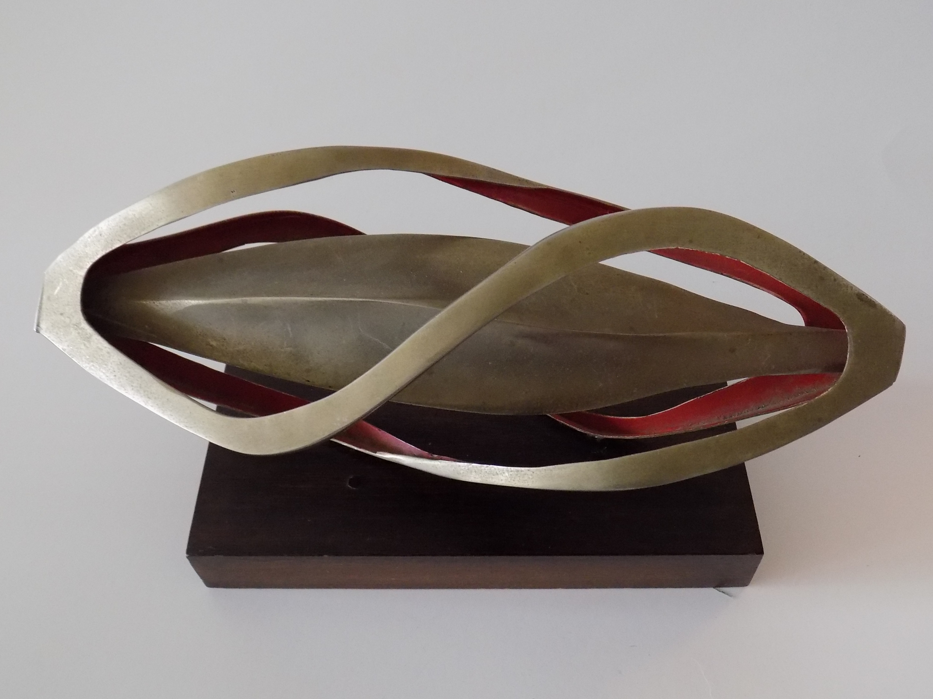 1967 Replica of Israeli Brass Sculpture by Pinchas Eshet