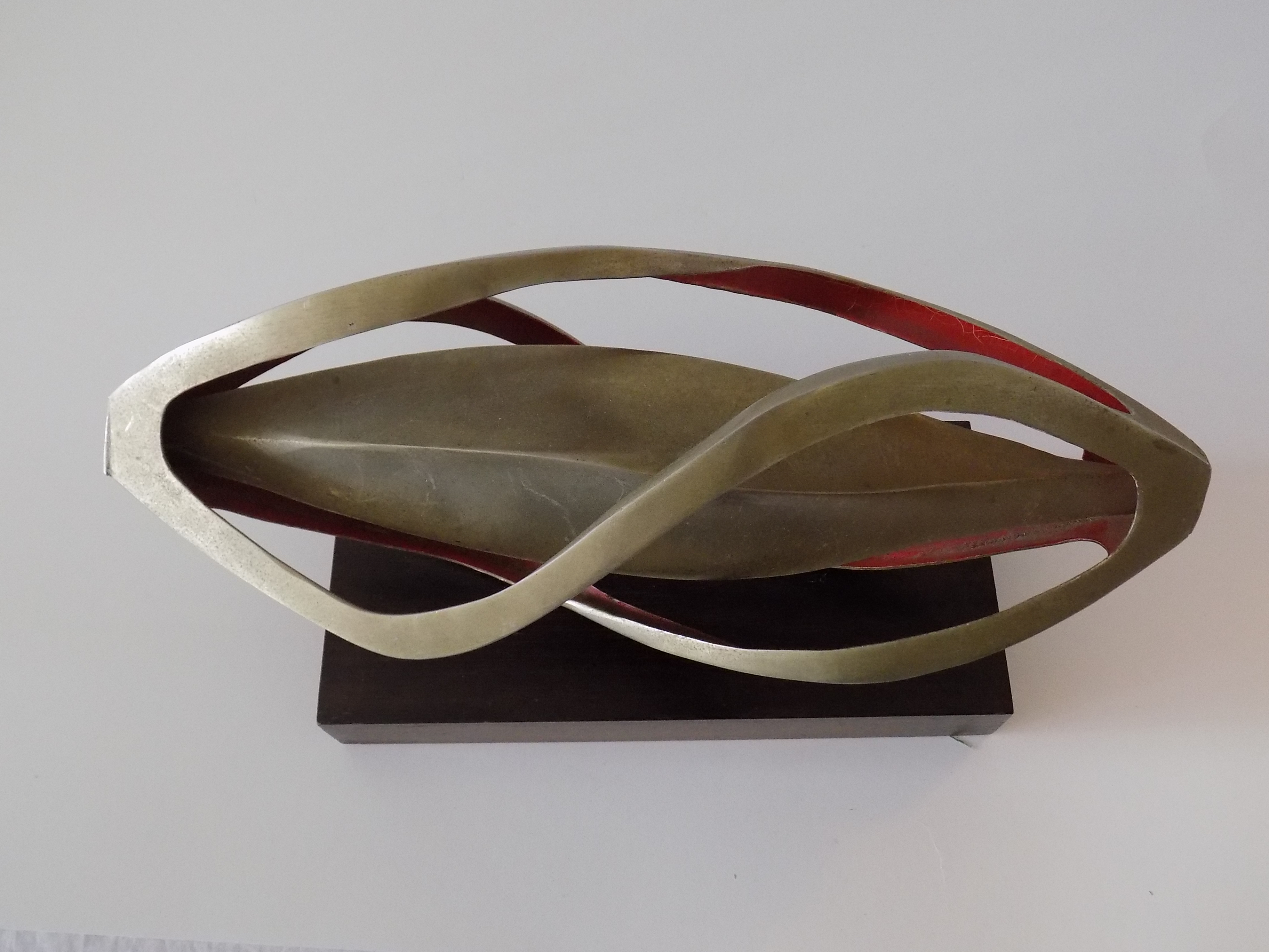1967 Replica of Israeli Brass Sculpture by Pinchas Eshet