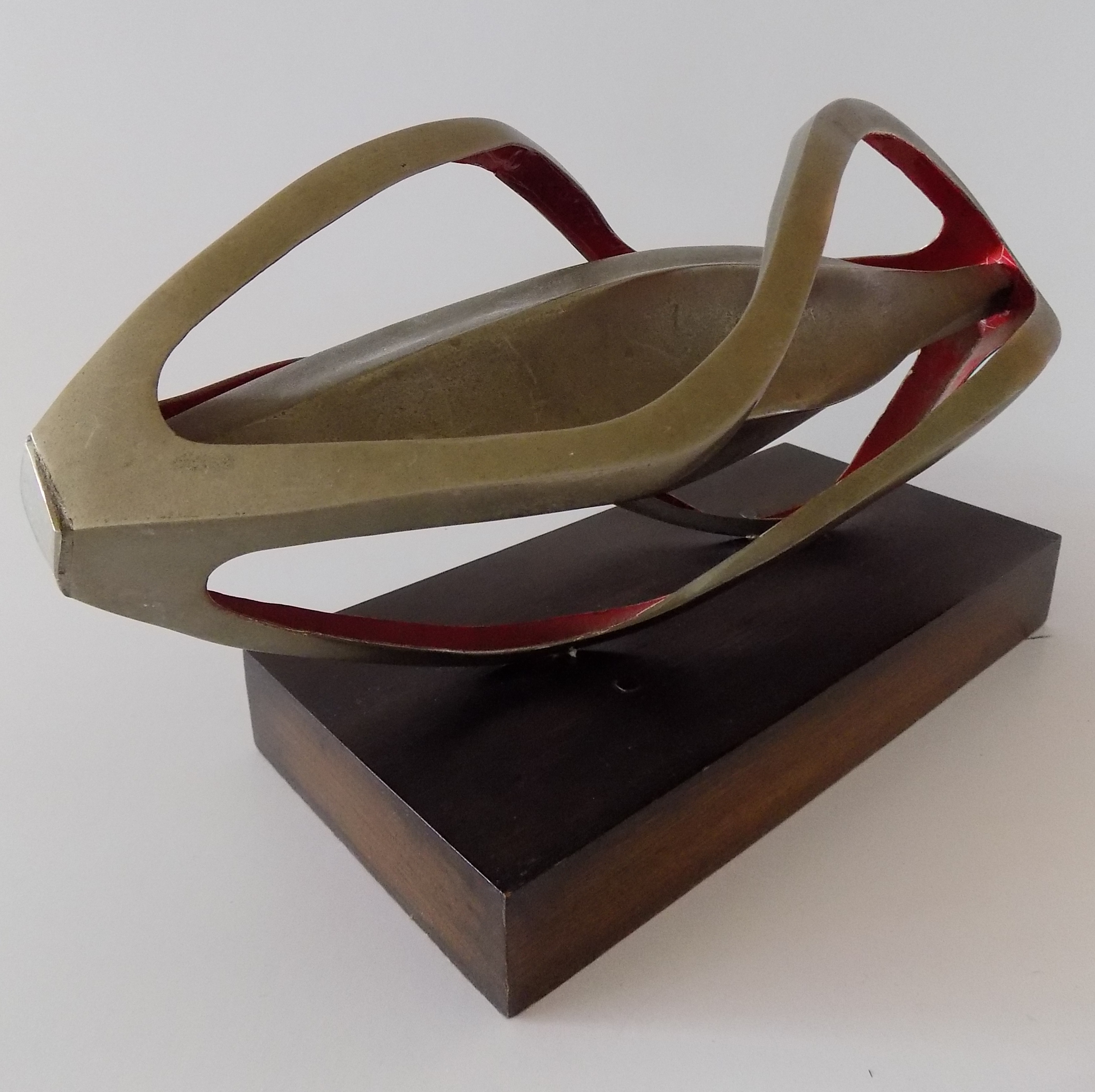 1967 Replica of Israeli Brass Sculpture by Pinchas Eshet