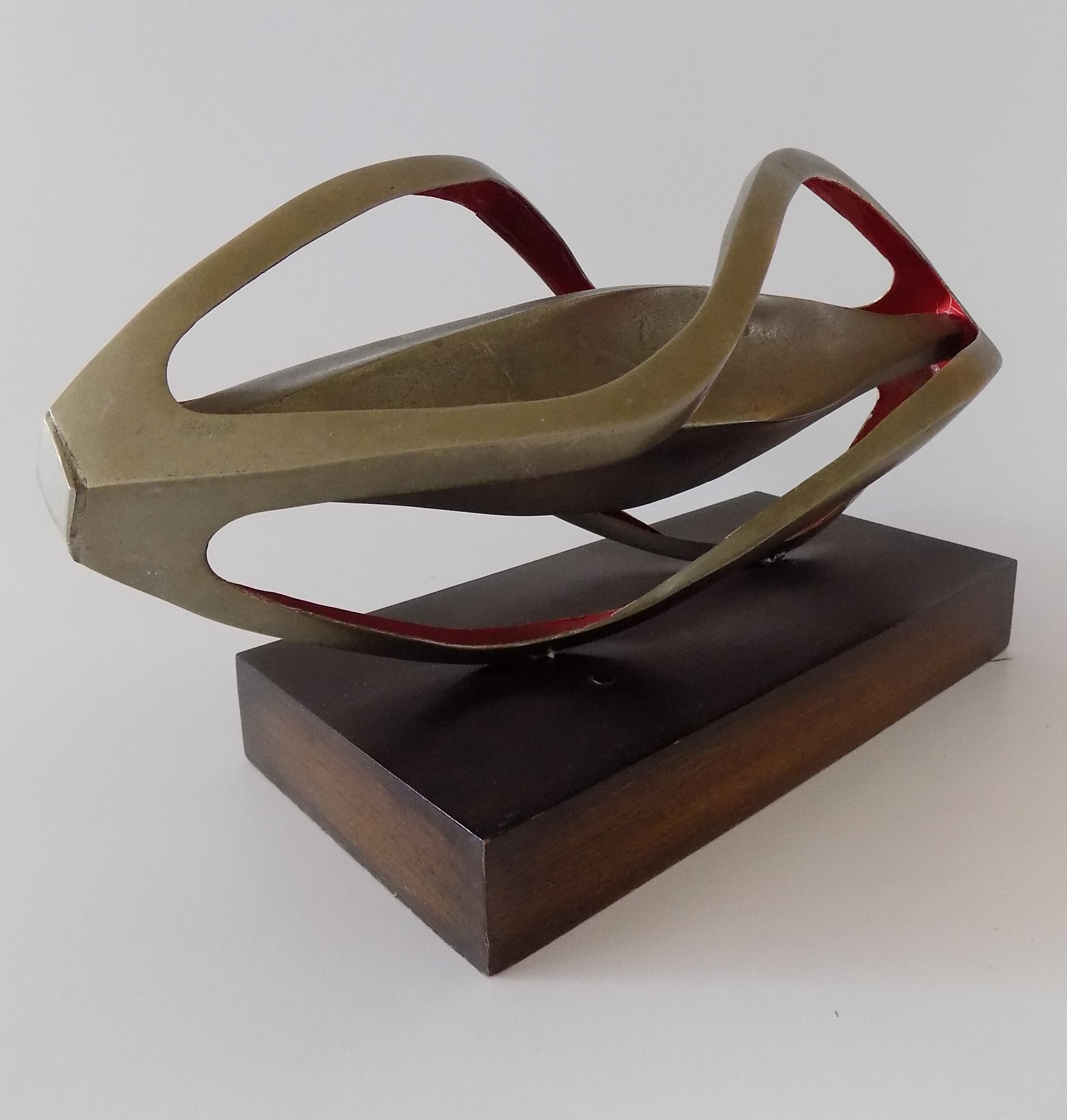 1967 Replica of Israeli Brass Sculpture by Pinchas Eshet