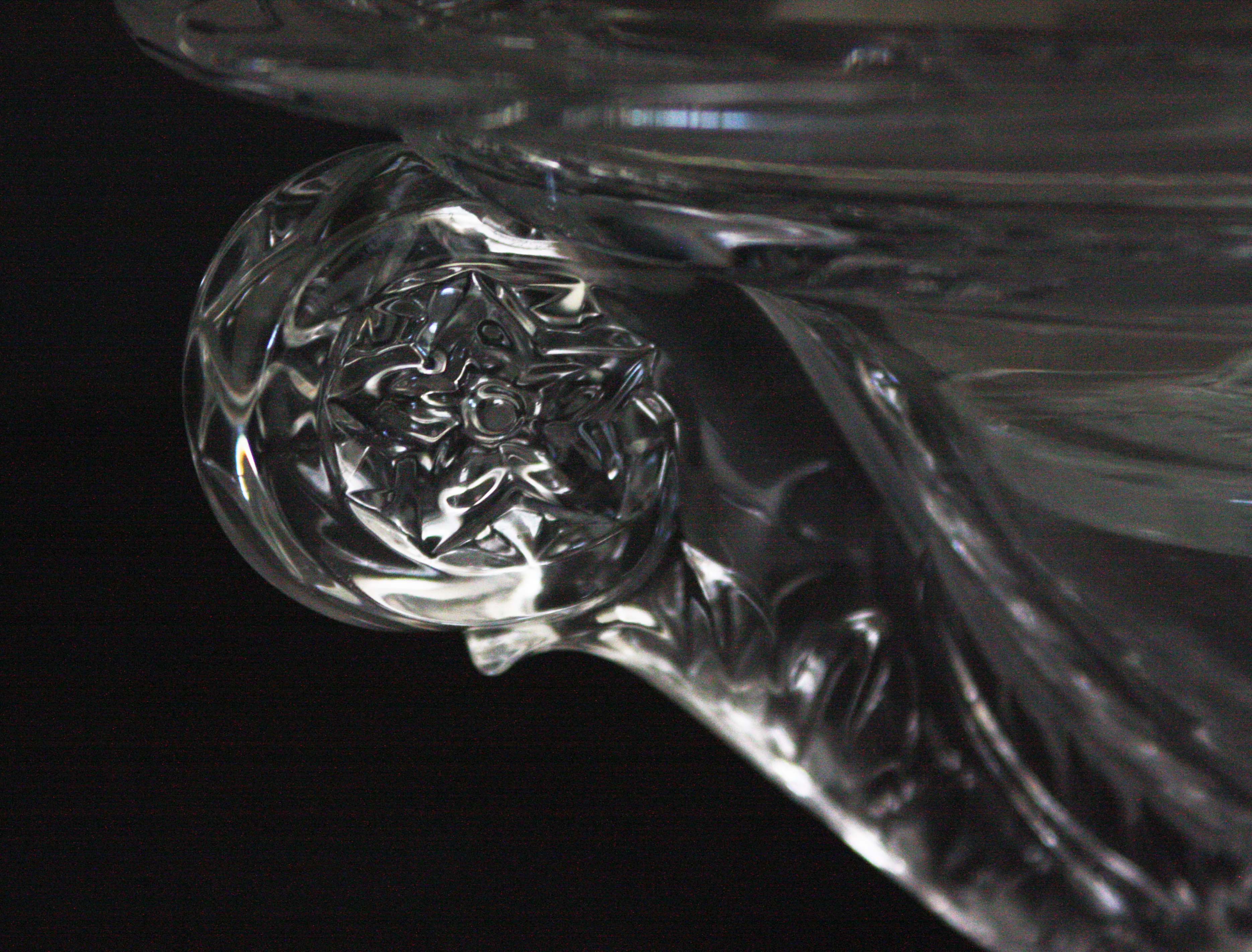 Vintage 2 Piece Flower Frog Bowl