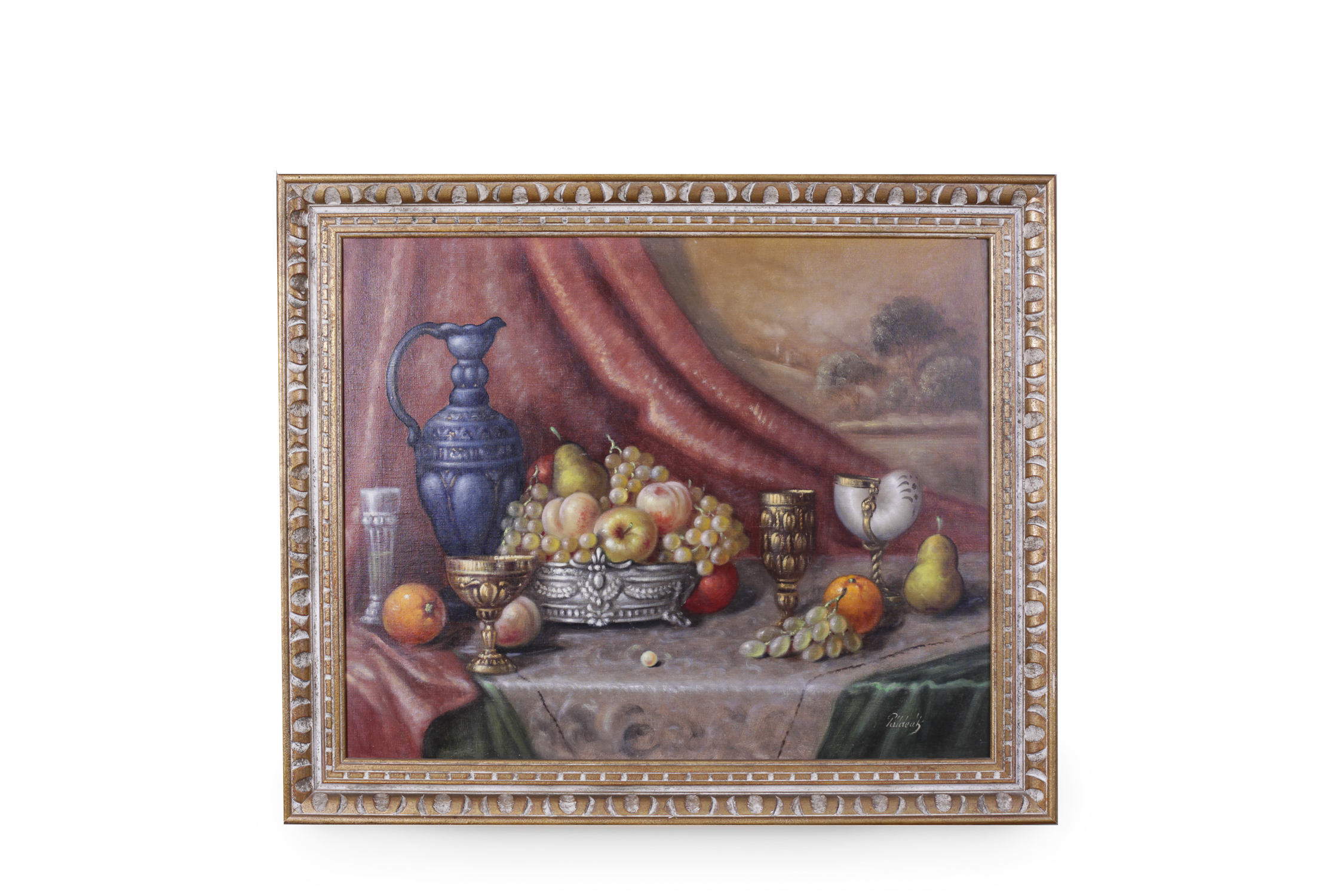 Still Life Oil on Canvas by Paldeak