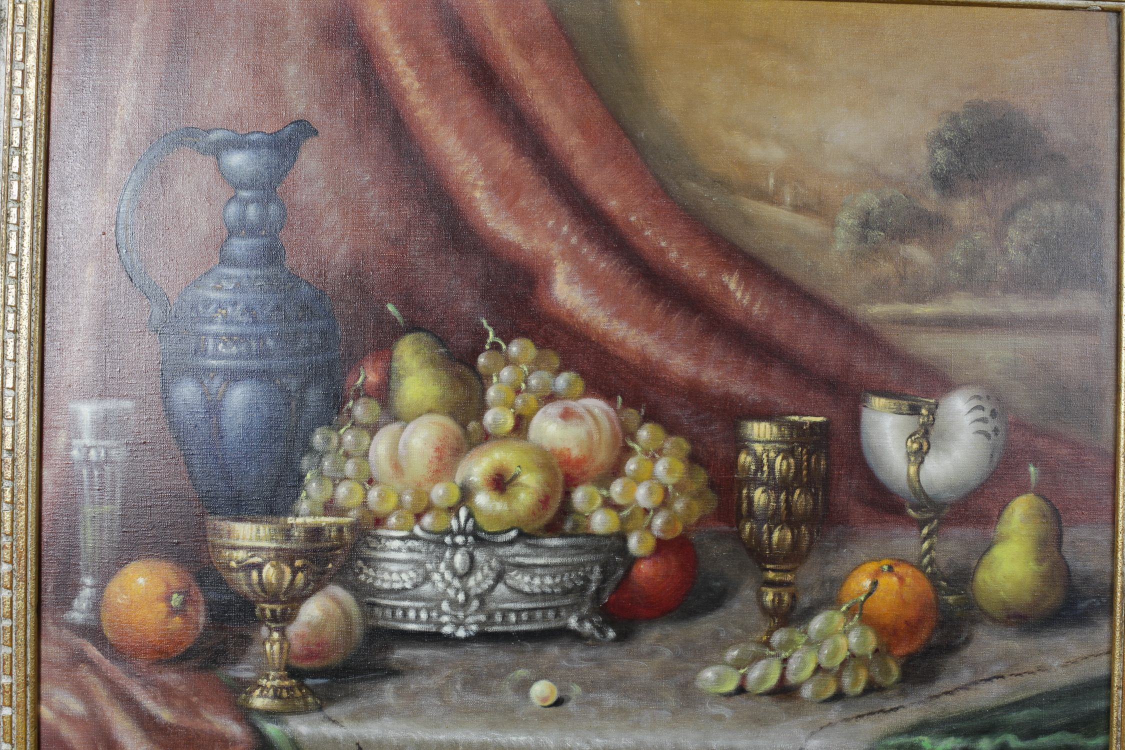 Still Life Oil on Canvas by Paldeak