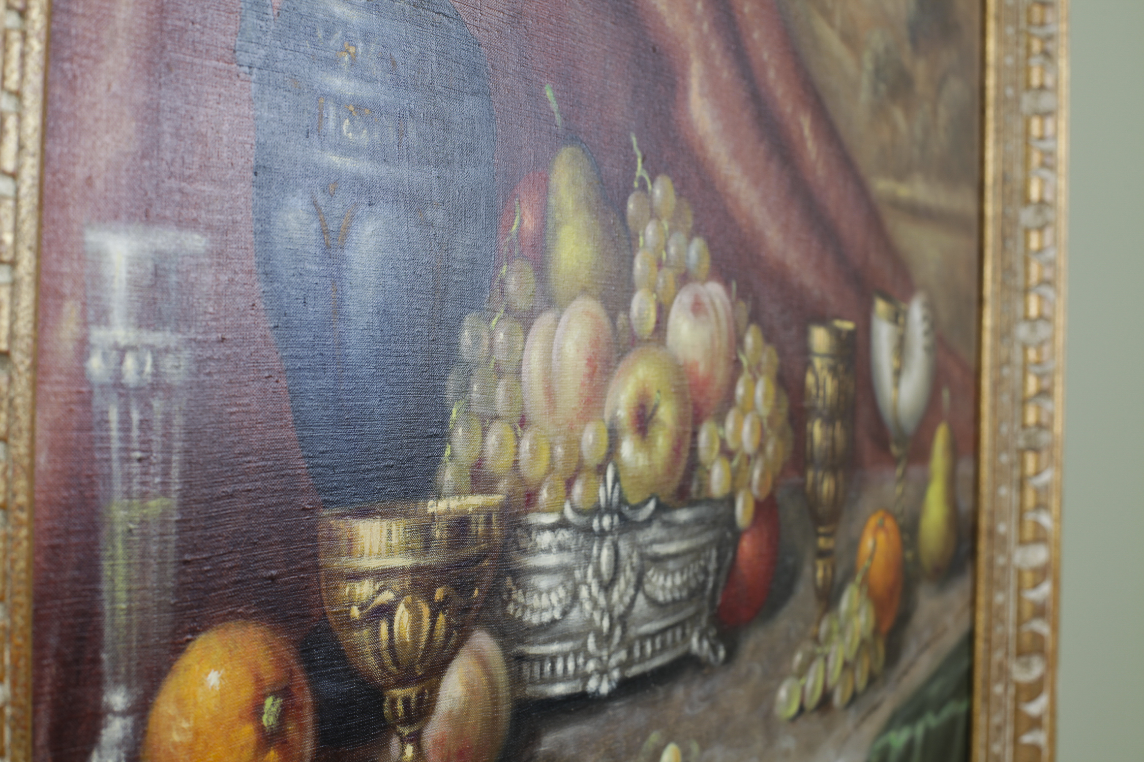 Still Life Oil on Canvas by Paldeak