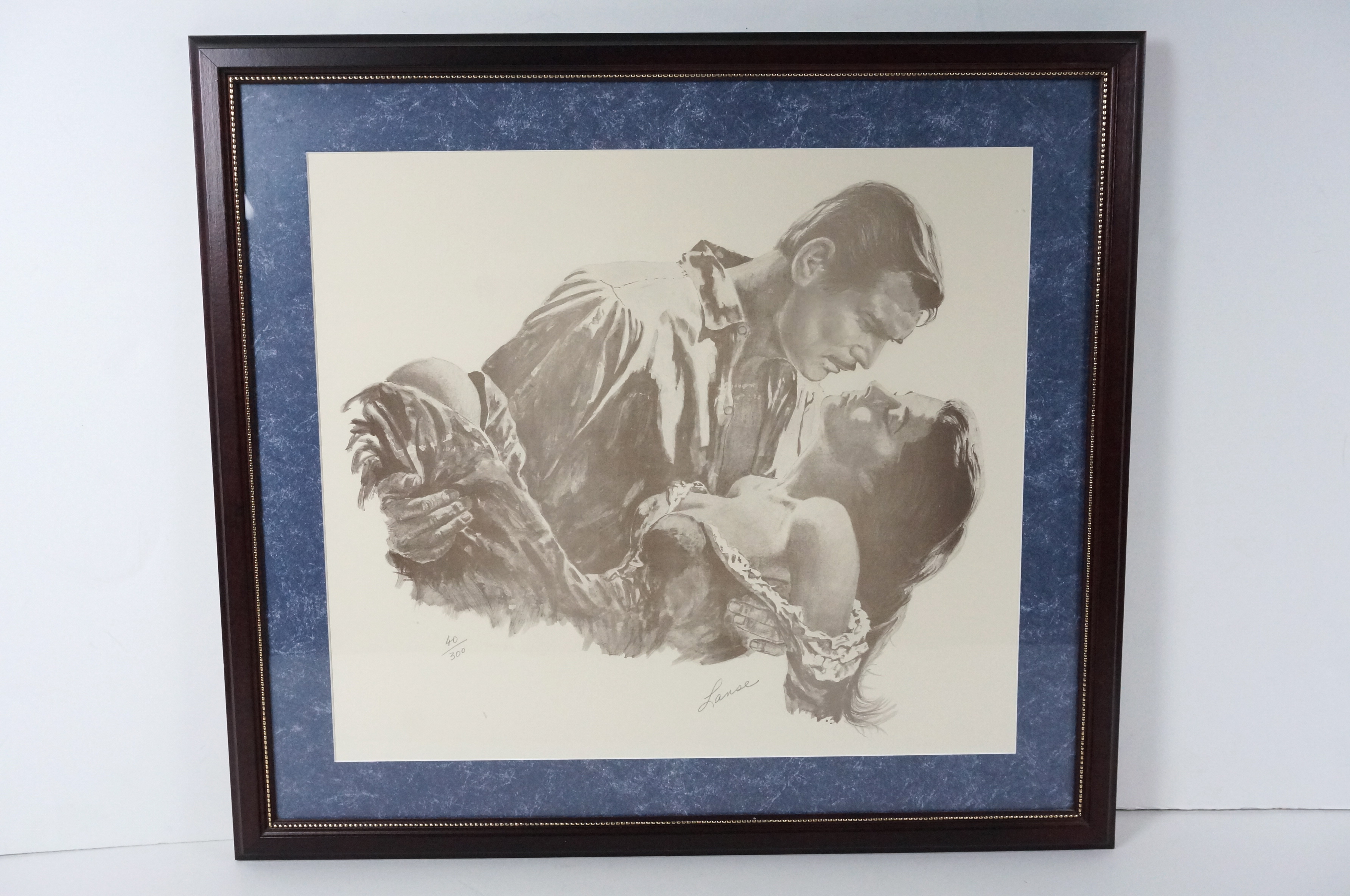 Lanse 'Gone with the Wind' Signed Print