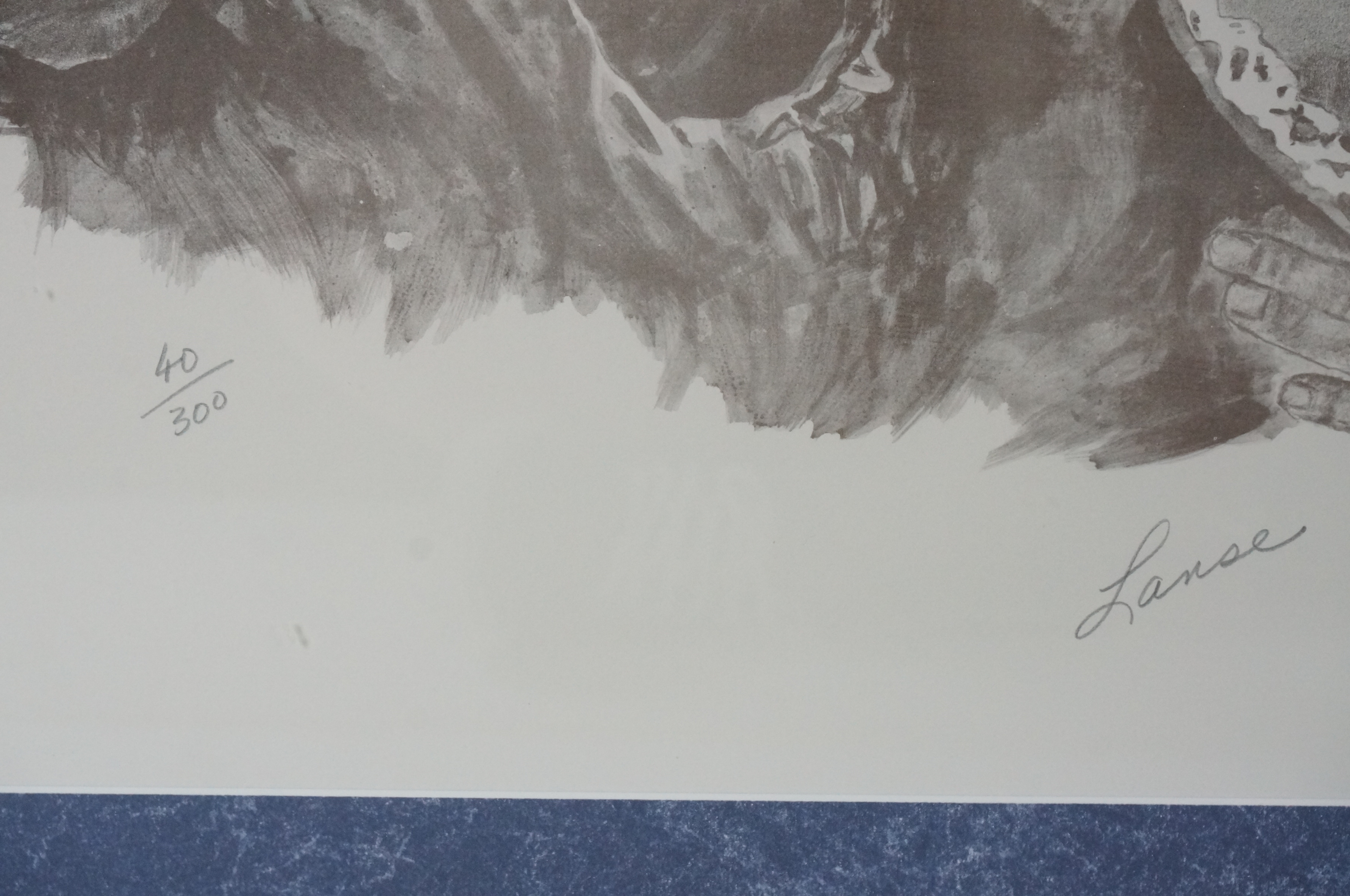 Lanse 'Gone with the Wind' Signed Print