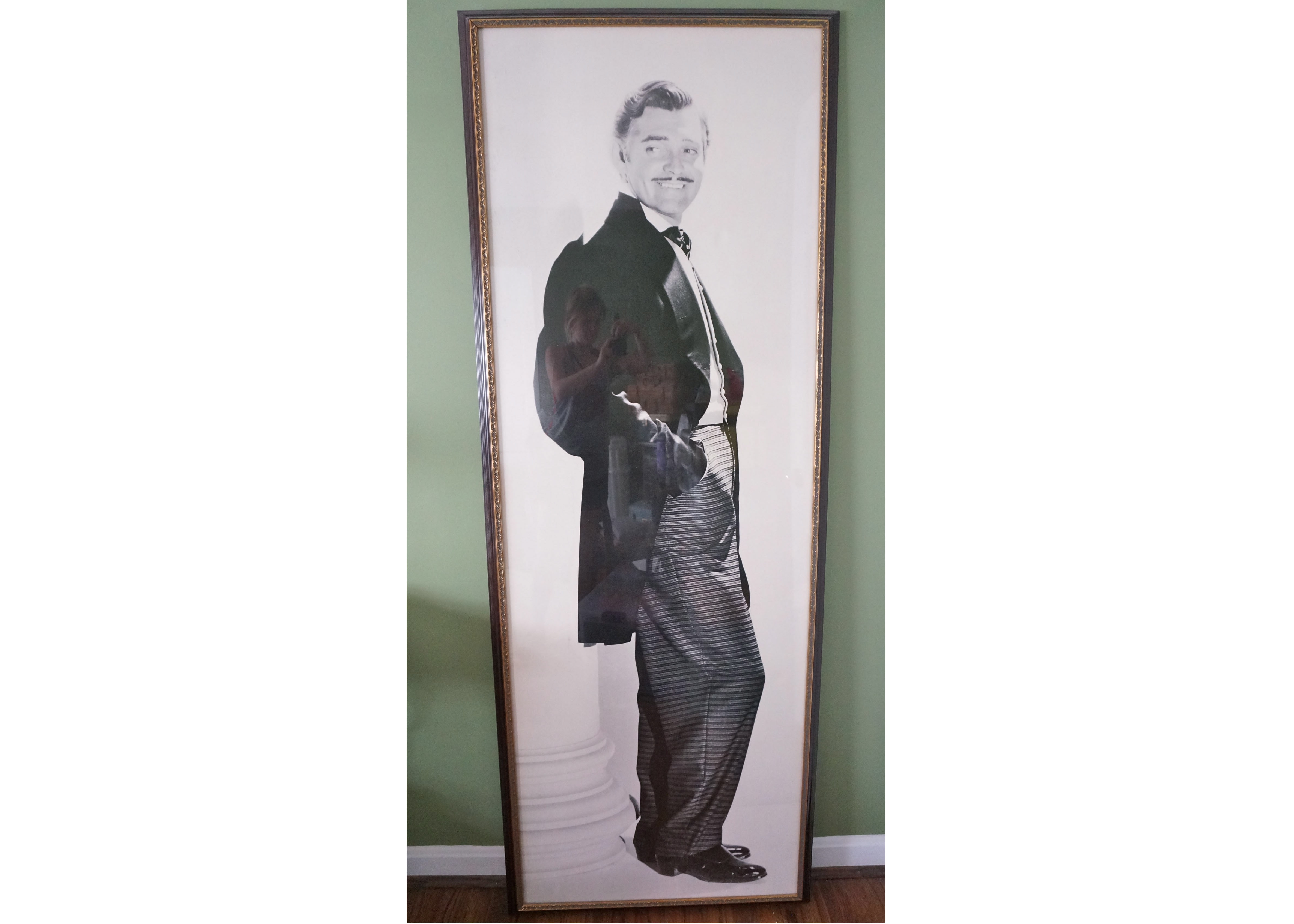 Life-Size Clark Gable Framed Poster