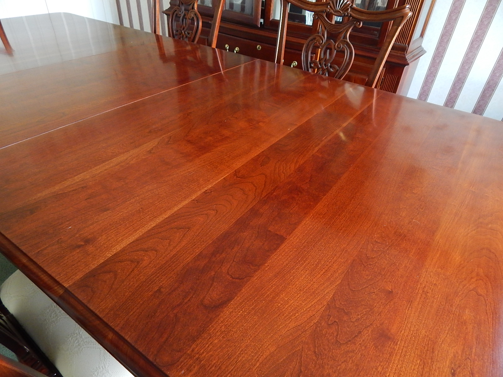 Pennsylvania House Cherry Chippendale Style Table and Chairs