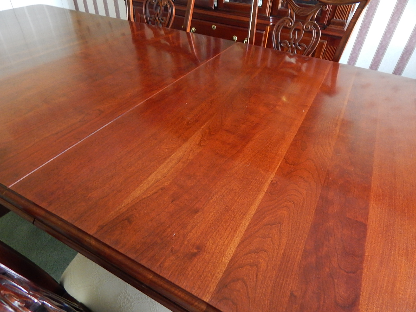 Pennsylvania House Cherry Chippendale Style Table and Chairs