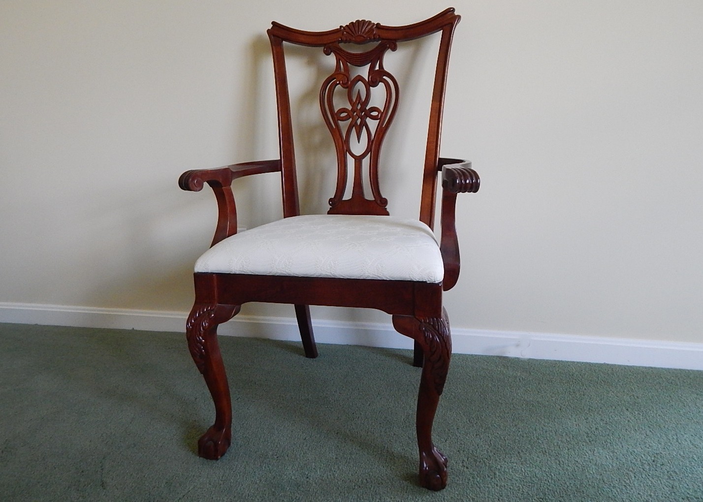 Pennsylvania House Cherry Chippendale Style Table and Chairs